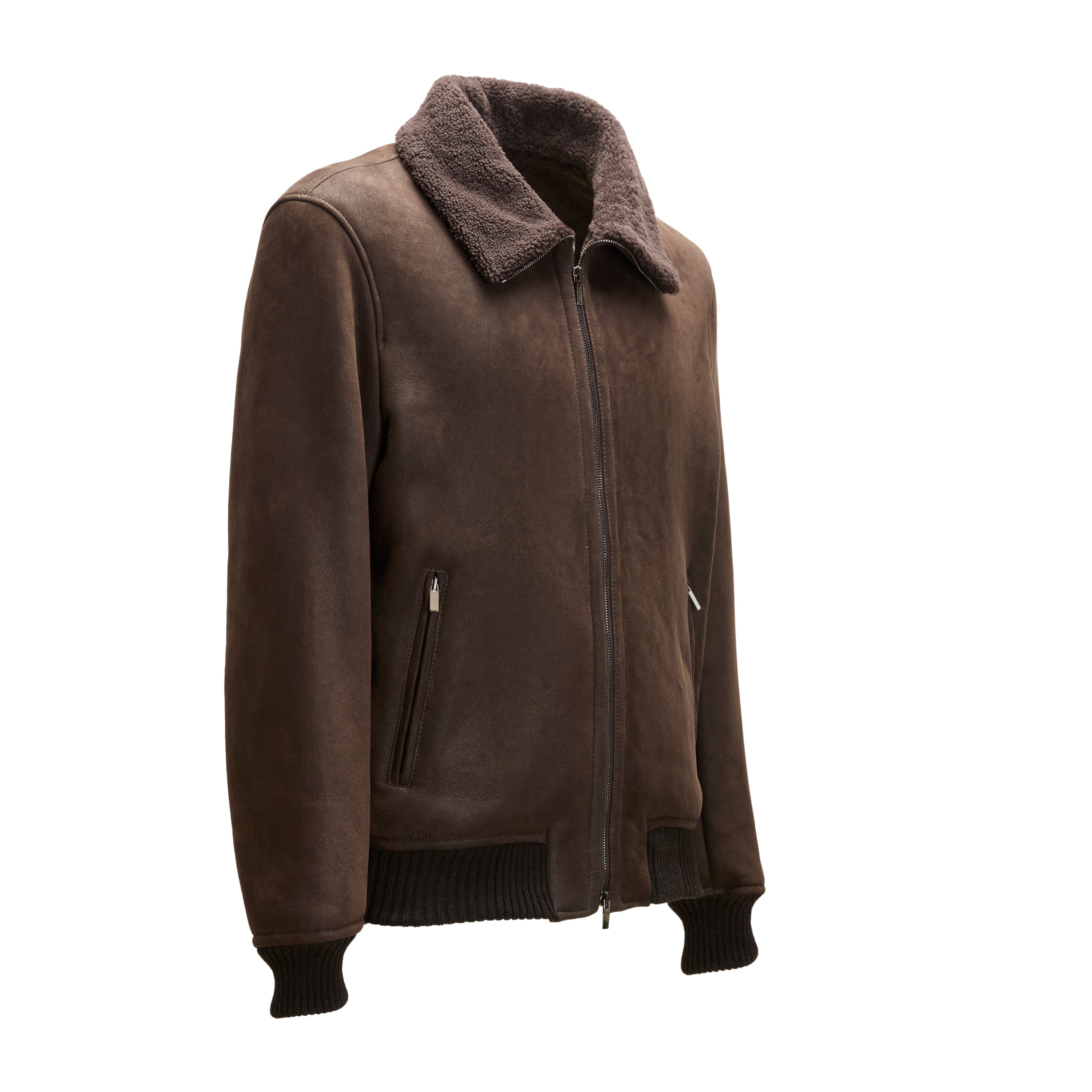 F.lli Rossetti 99809 giubbino shearling cuoio uomo