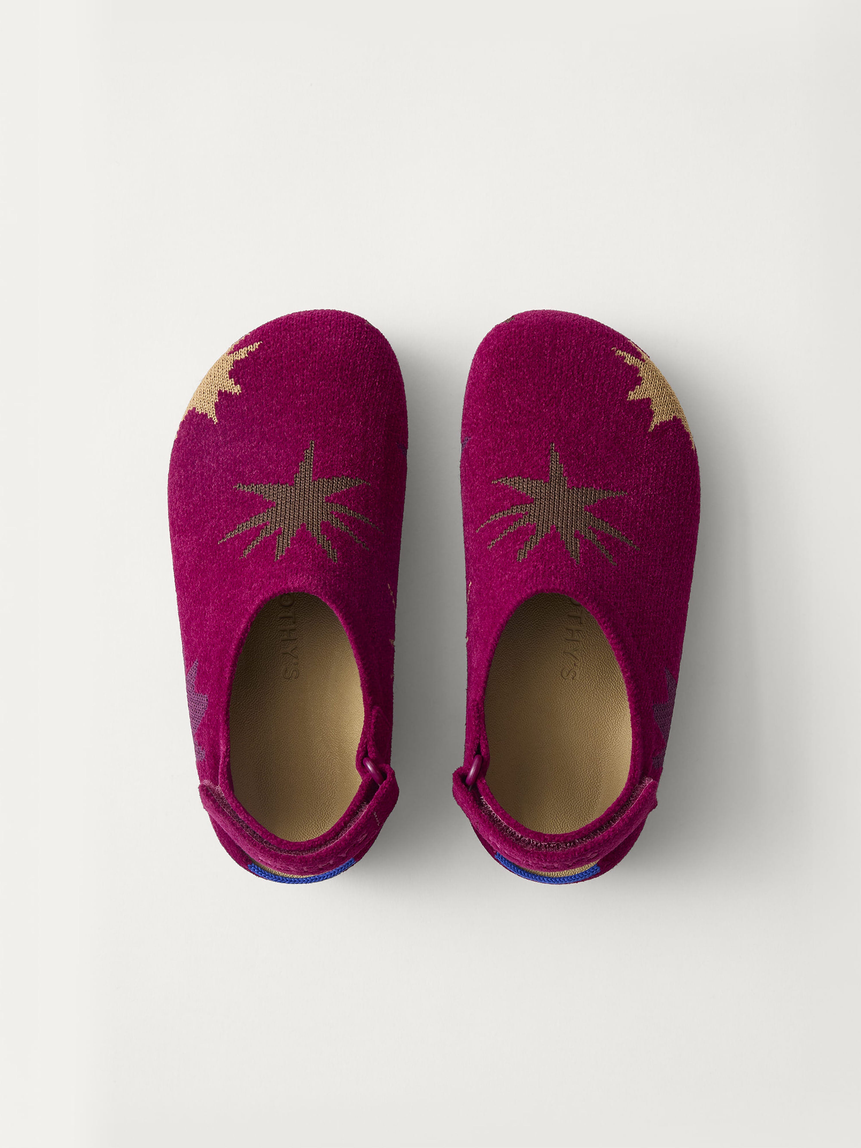 Rothy's The Kids Clog zoccoli bimba fucsia revelvet stelline