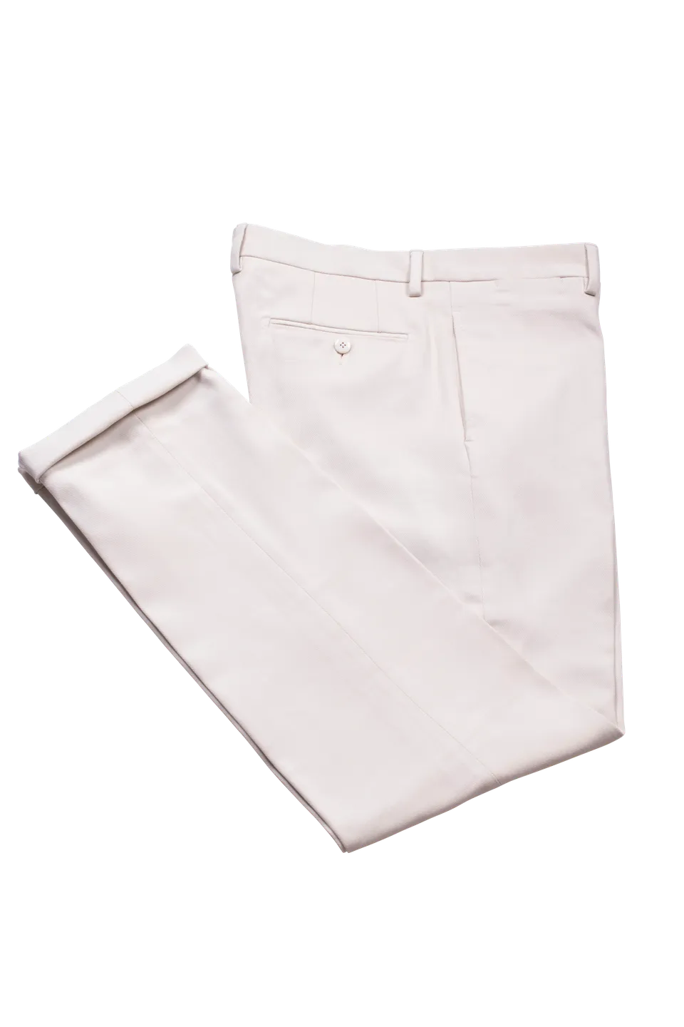 Stefano Bemer Trousers SV3067 Pantaloni Crema Cotone