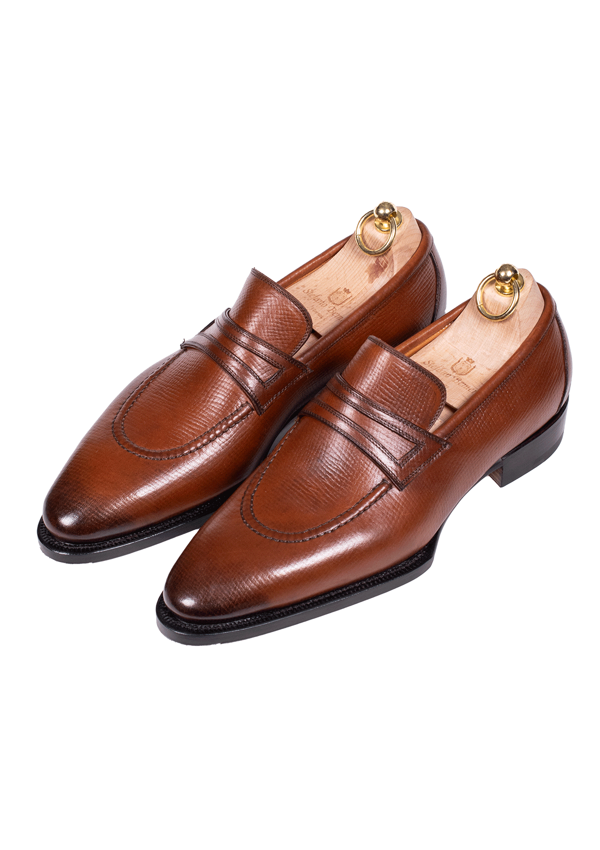 Stefano Bemer Loafers T1253 mocassini noce penny loafer