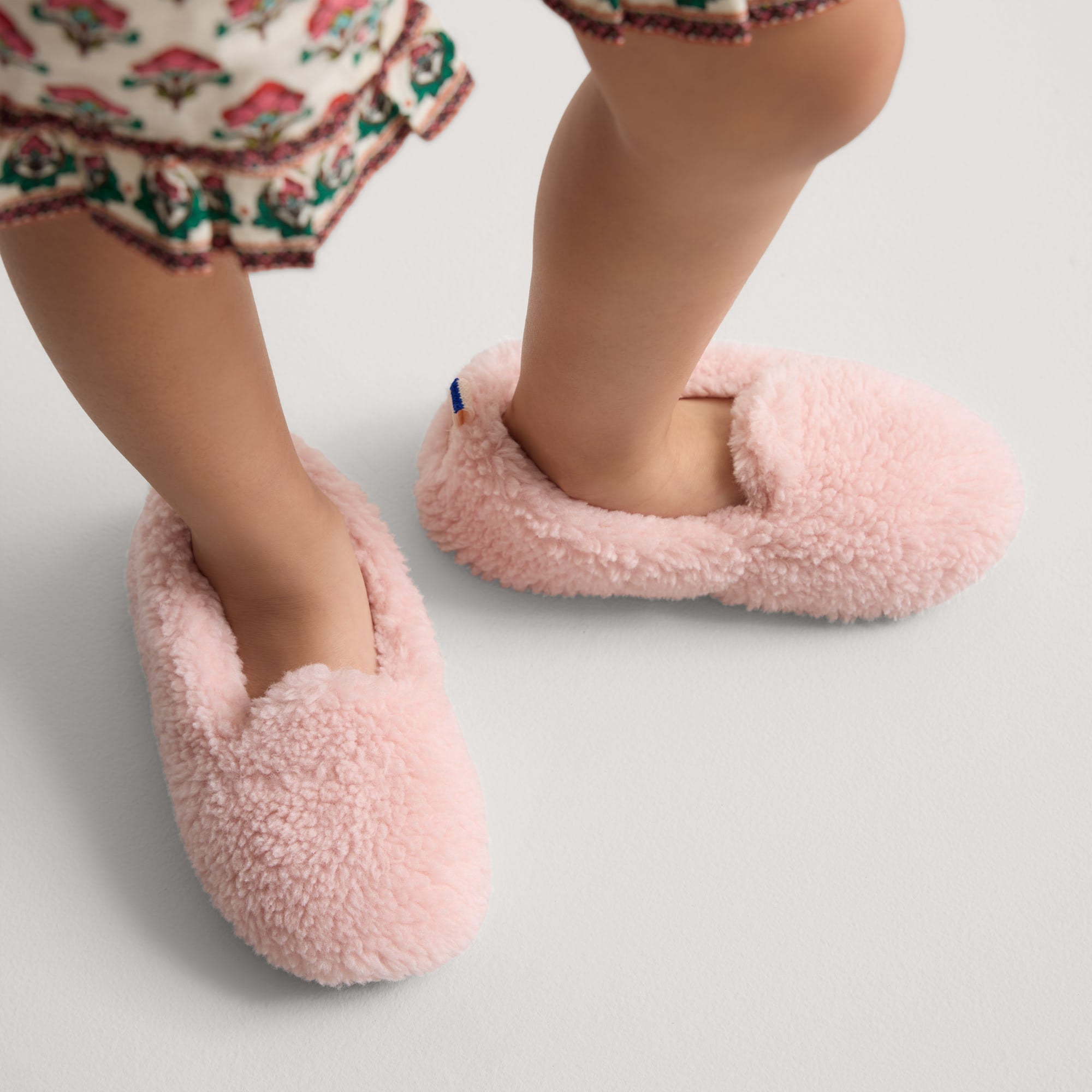 Rothy's Kids The Teddy Slipper pantofole bimbo rosa calde