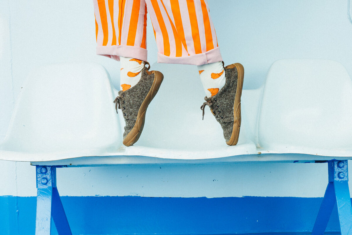 Wildling Ullig Sten scarpe basse adulti lana grigie marroni