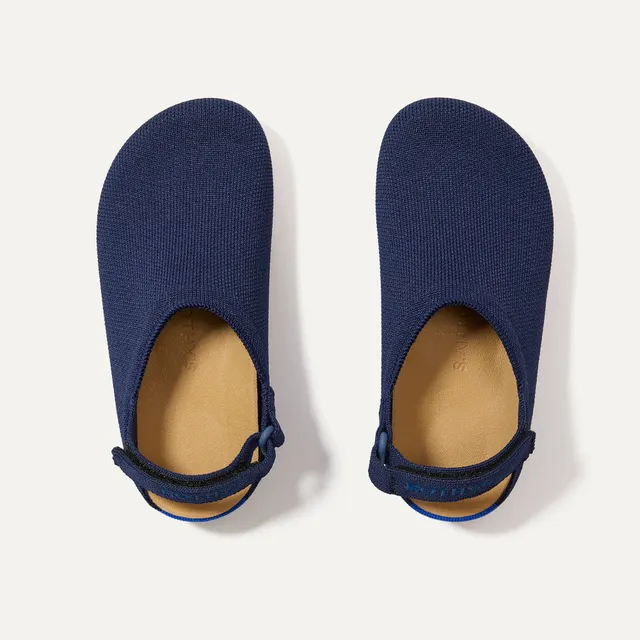 Rothy's The Kids Clog zoccoli bambino Deep Navy blu velcro