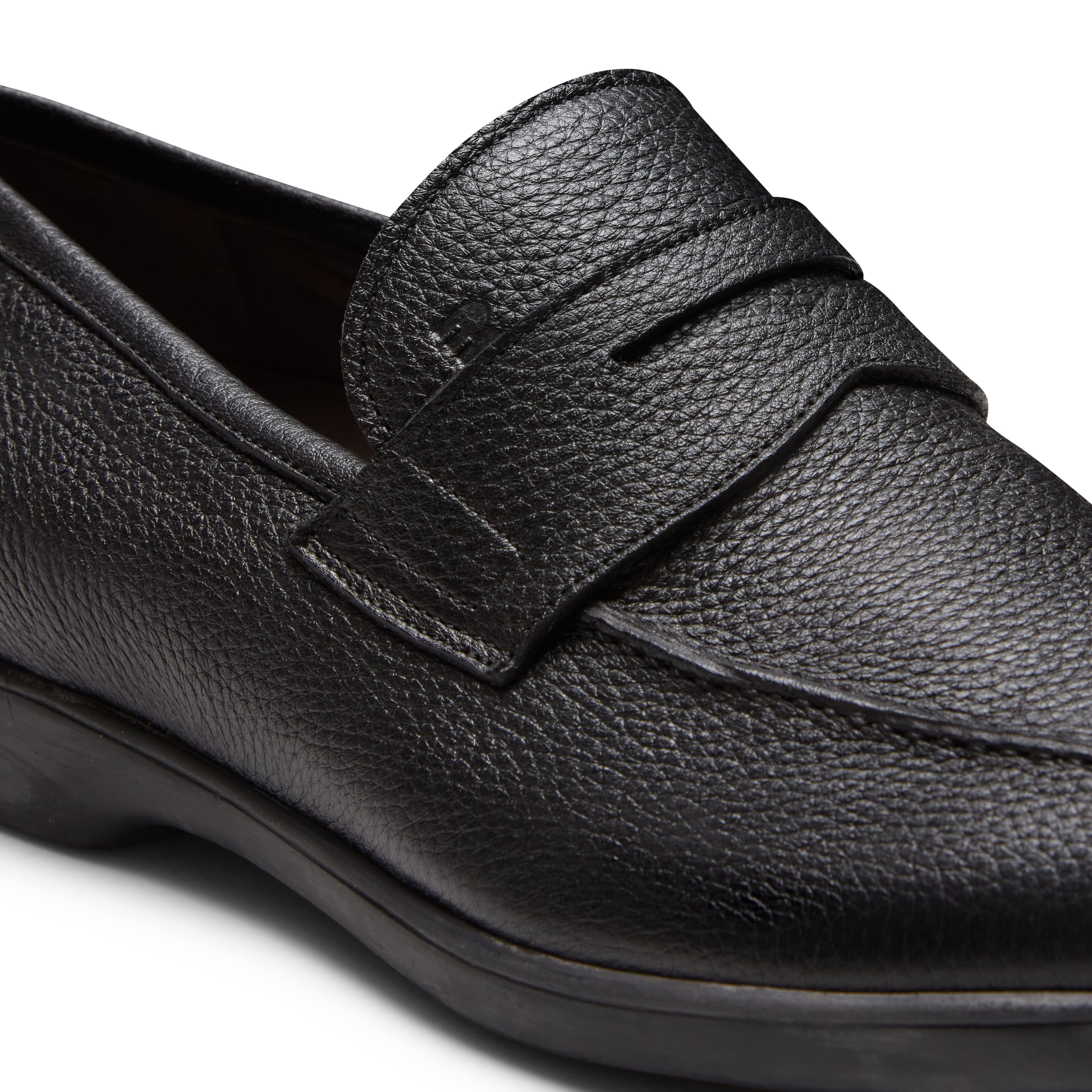 F.lli Rossetti 44612 Mocassino Uomo Nero Pelle Cervo