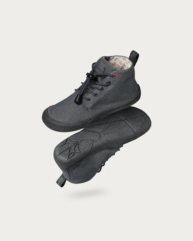 Wildling Shoes Arnidois scarpe bimbo grigie vegan