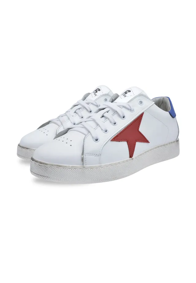 B68 New Hollywood Red sneaker uomo pelle rossa