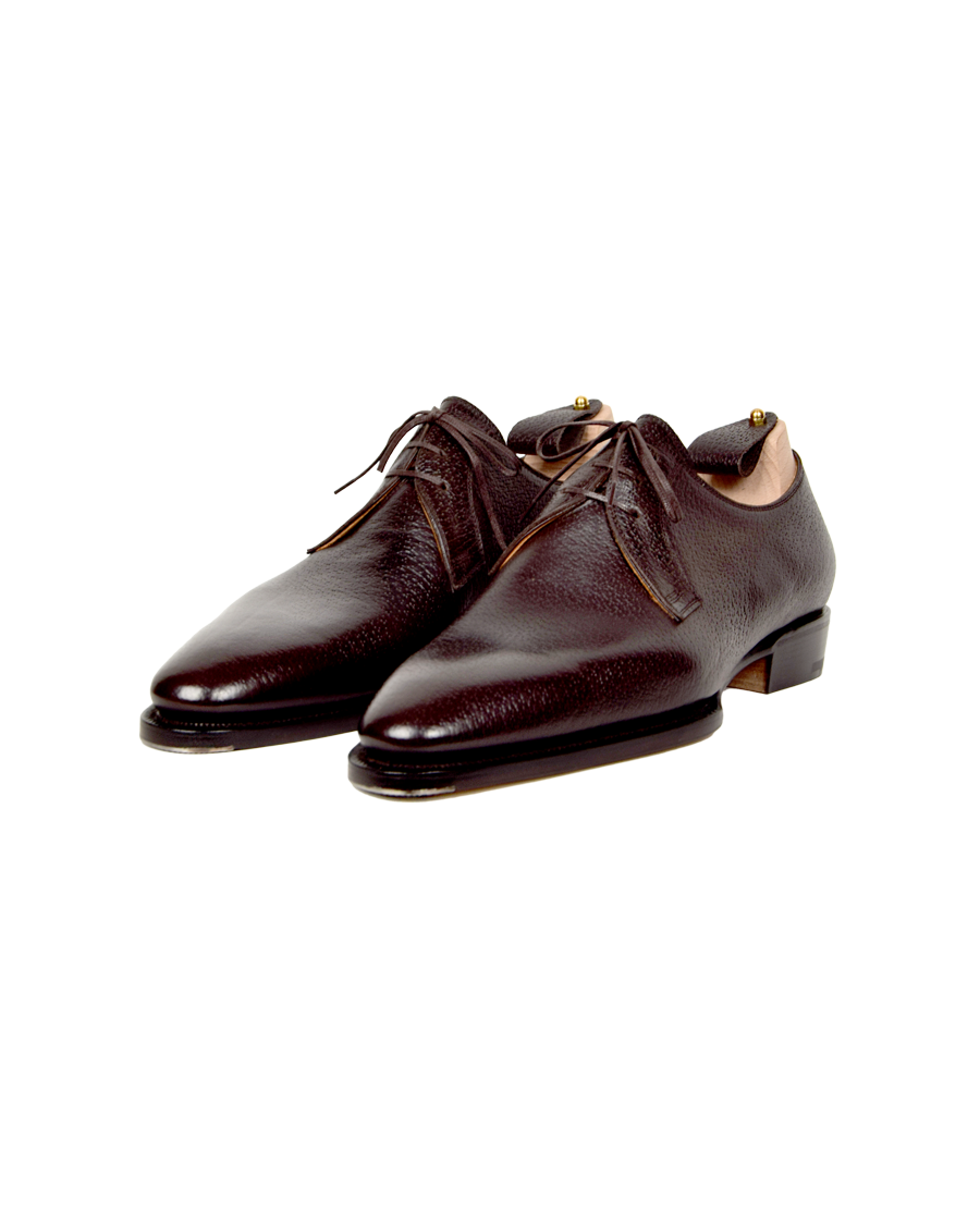 Stefano Bemer Derbies T5240 scarpe cinghiale 3 occhielli