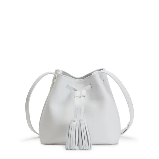 F.lli Rossetti 84730 Bucket Bag Donna Bianca Pelle