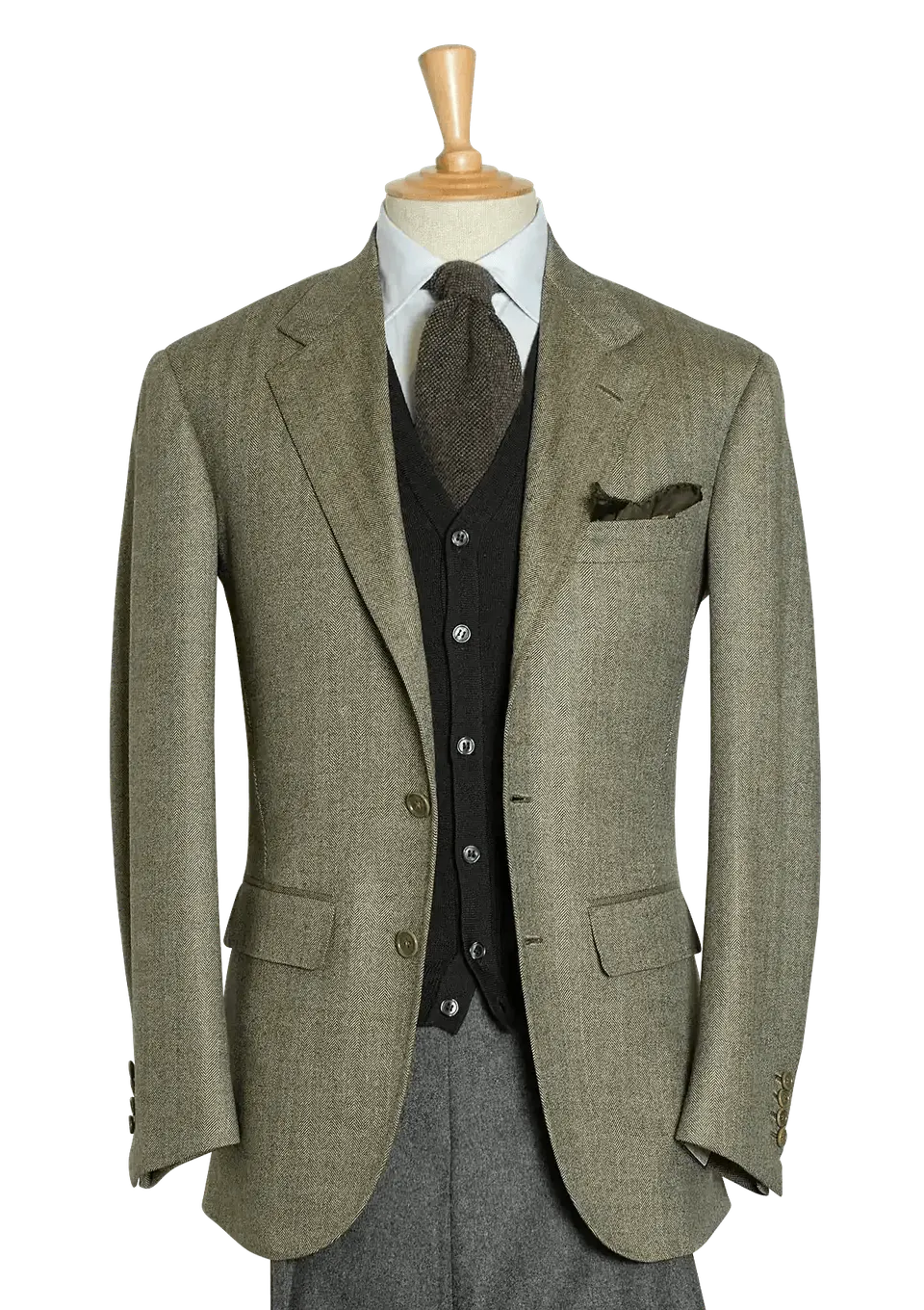 Stefano Bemer Blazers SV2018 giacca lana spigata salvia
