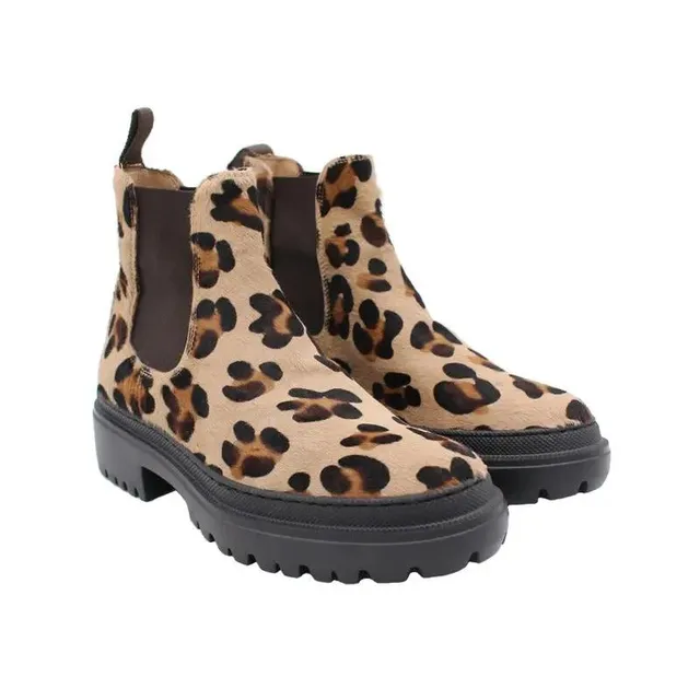 Sandro Barbera Stringate Donna 802 Leopard stivaletti leopardato
