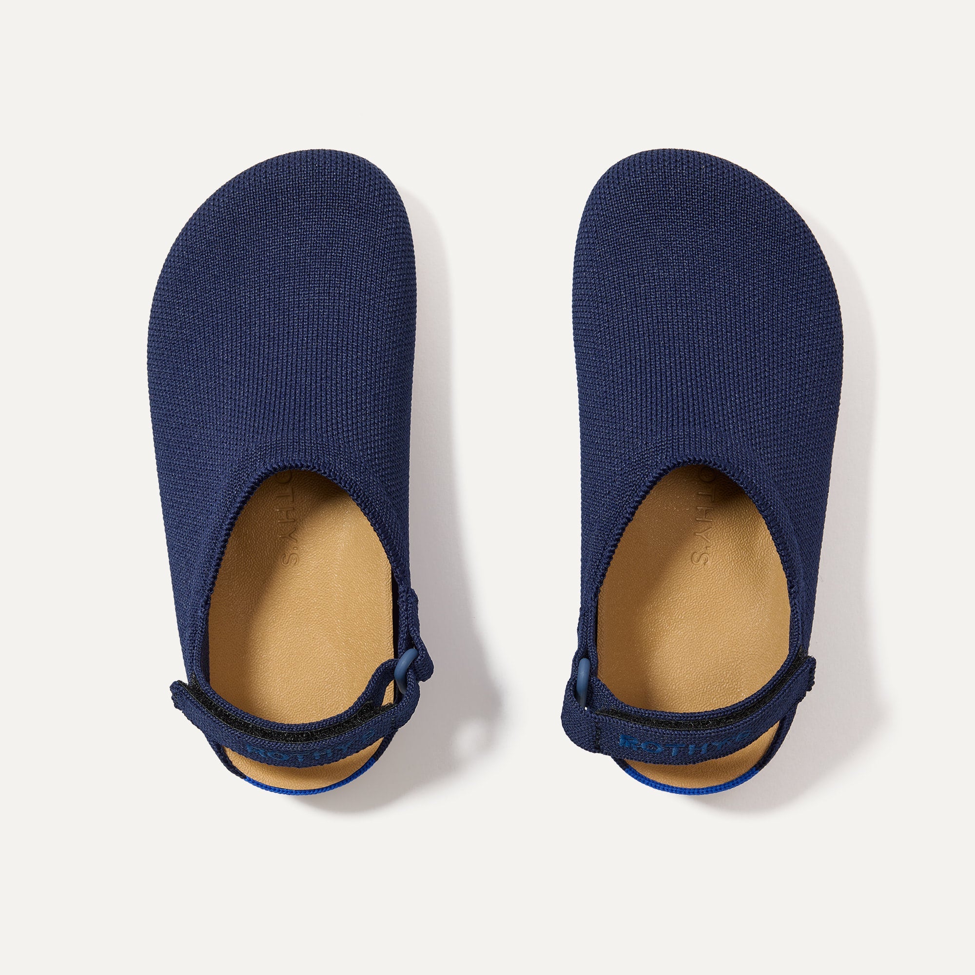 Rothy's The Kids Clog zoccoli bambino Deep Navy blu velcro