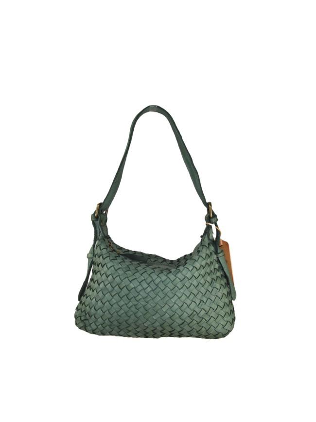 Sandro Barbera BAJN48853 borsa spalla donna verdone pelle