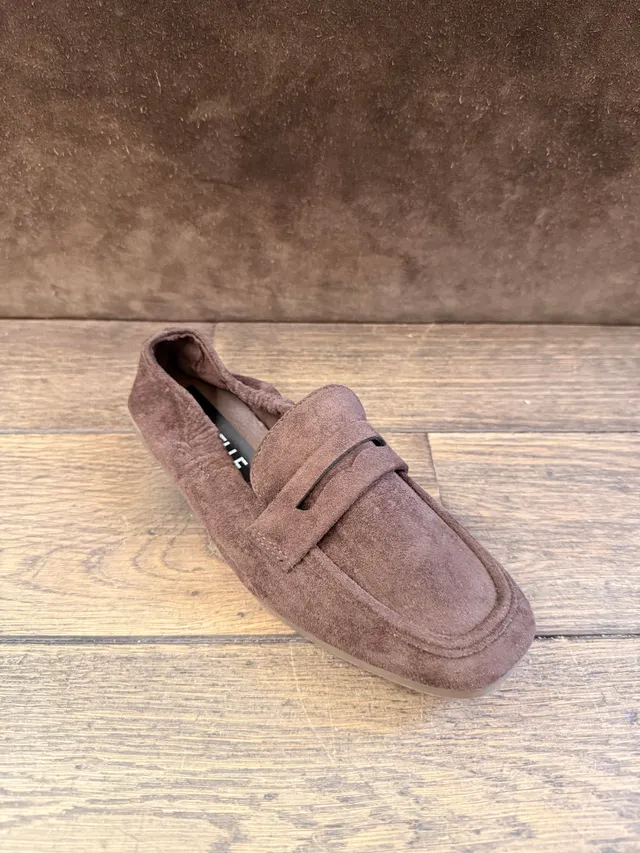 Linea Elle Mocassino Brown Alcantara donna 38