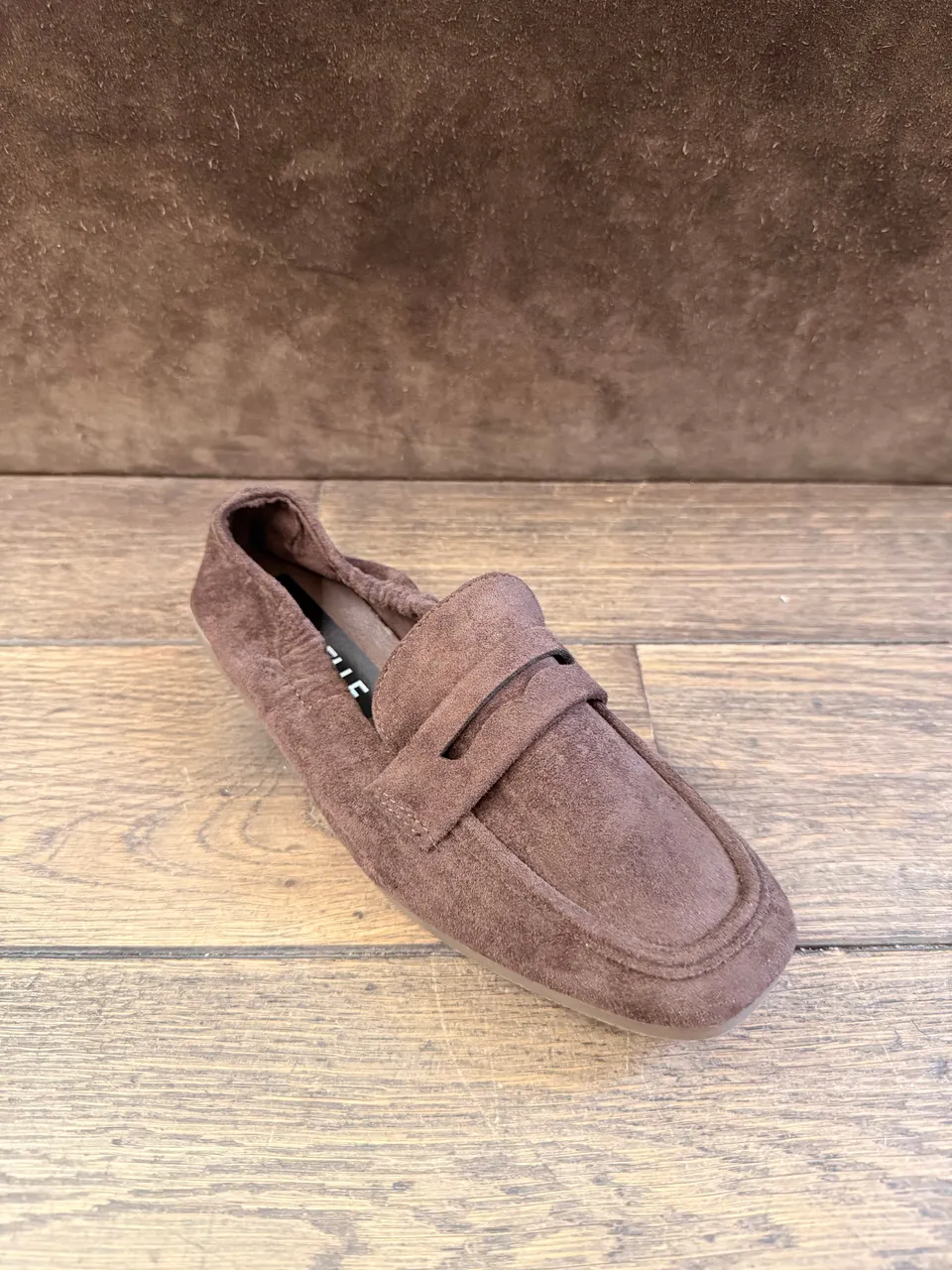 Linea Elle Mocassino Brown Alcantara donna 38