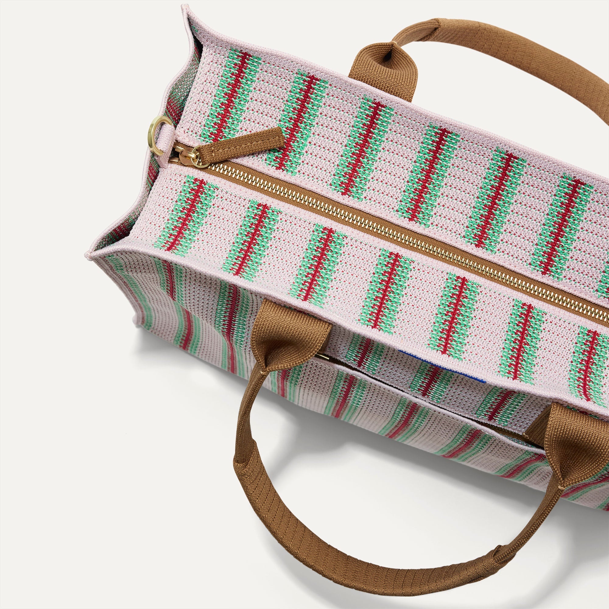 Rothy's Classic Tote tote bag Watermelon Market Stripe rosa