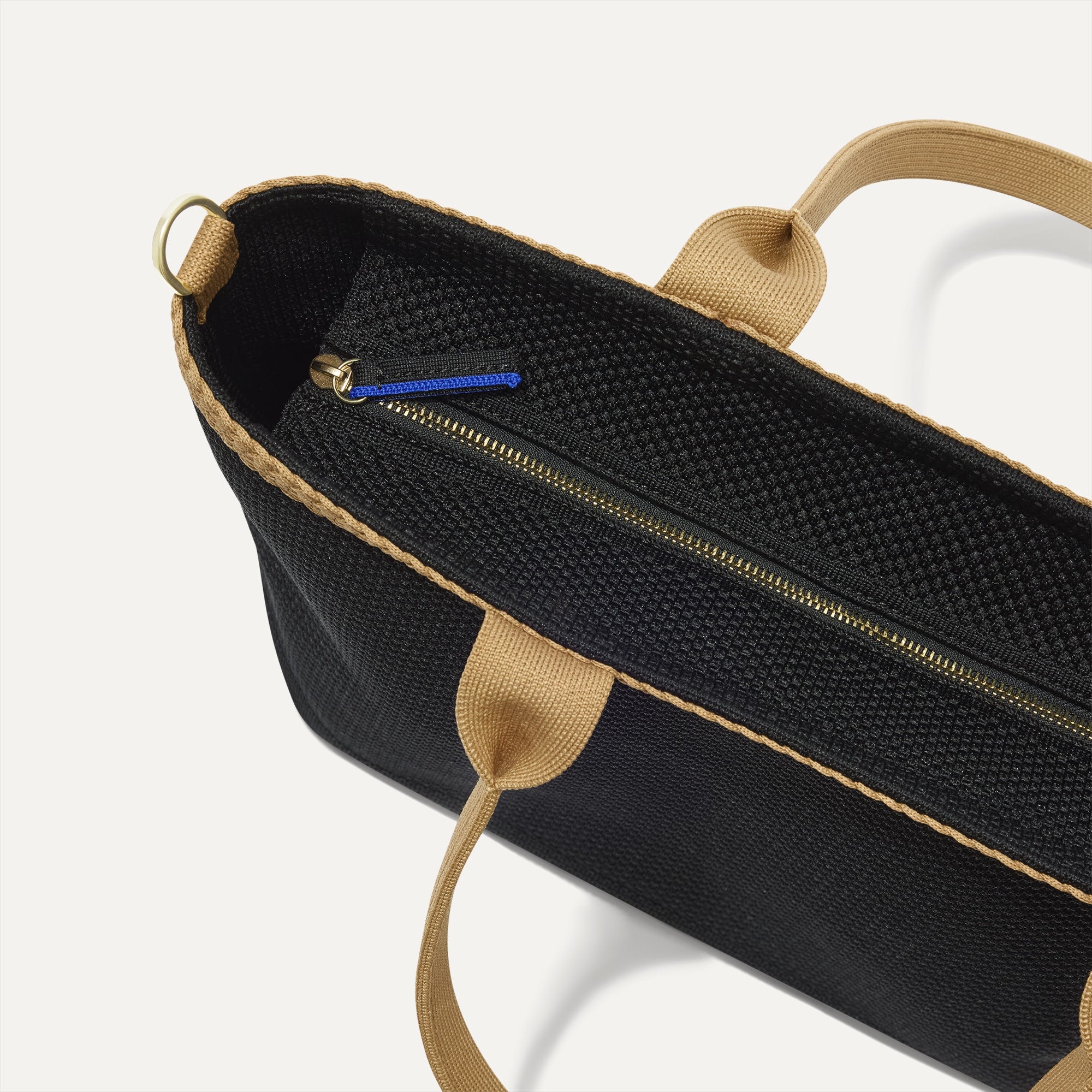 Rothy's The Lightweight Zip Tote borsa tote Black Espresso leggera