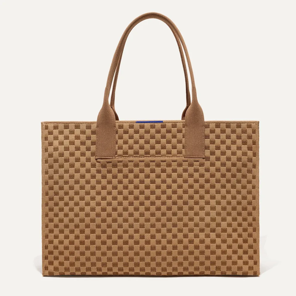 Rothy's The Classic Tote borsa tote Hazelnut con zip