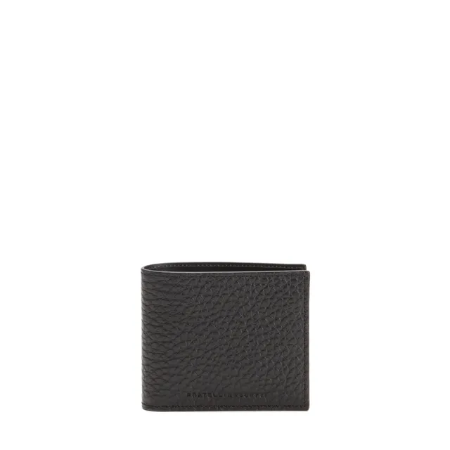 F.lli Rossetti 84871 portafoglio uomo pelle nera portamonete