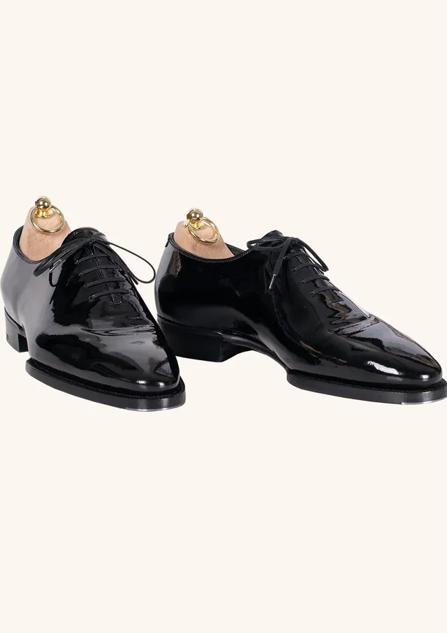 Stefano Bemer Oxfords T6310 stringate vernice nere 42