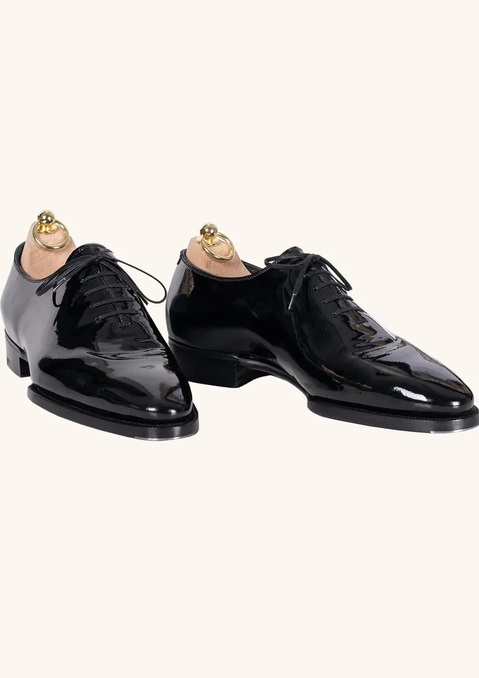 Stefano Bemer Oxfords T6310 stringate vernice nere 42