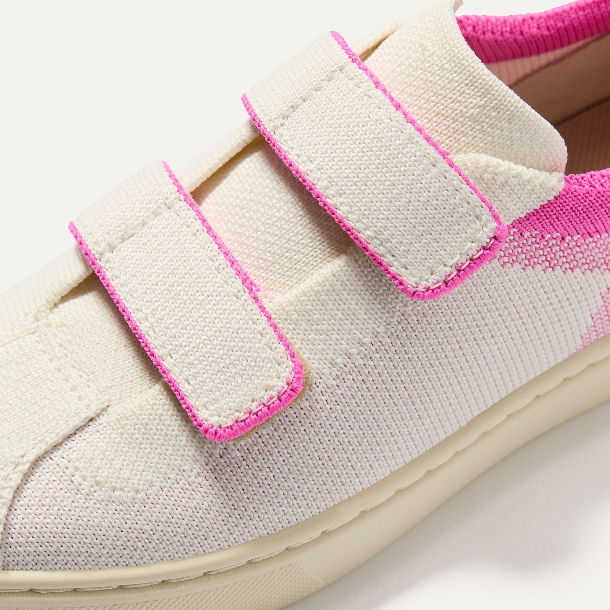 Rothy's The Kids Strap Sneaker sneakers bambina Pink Taffy velcro