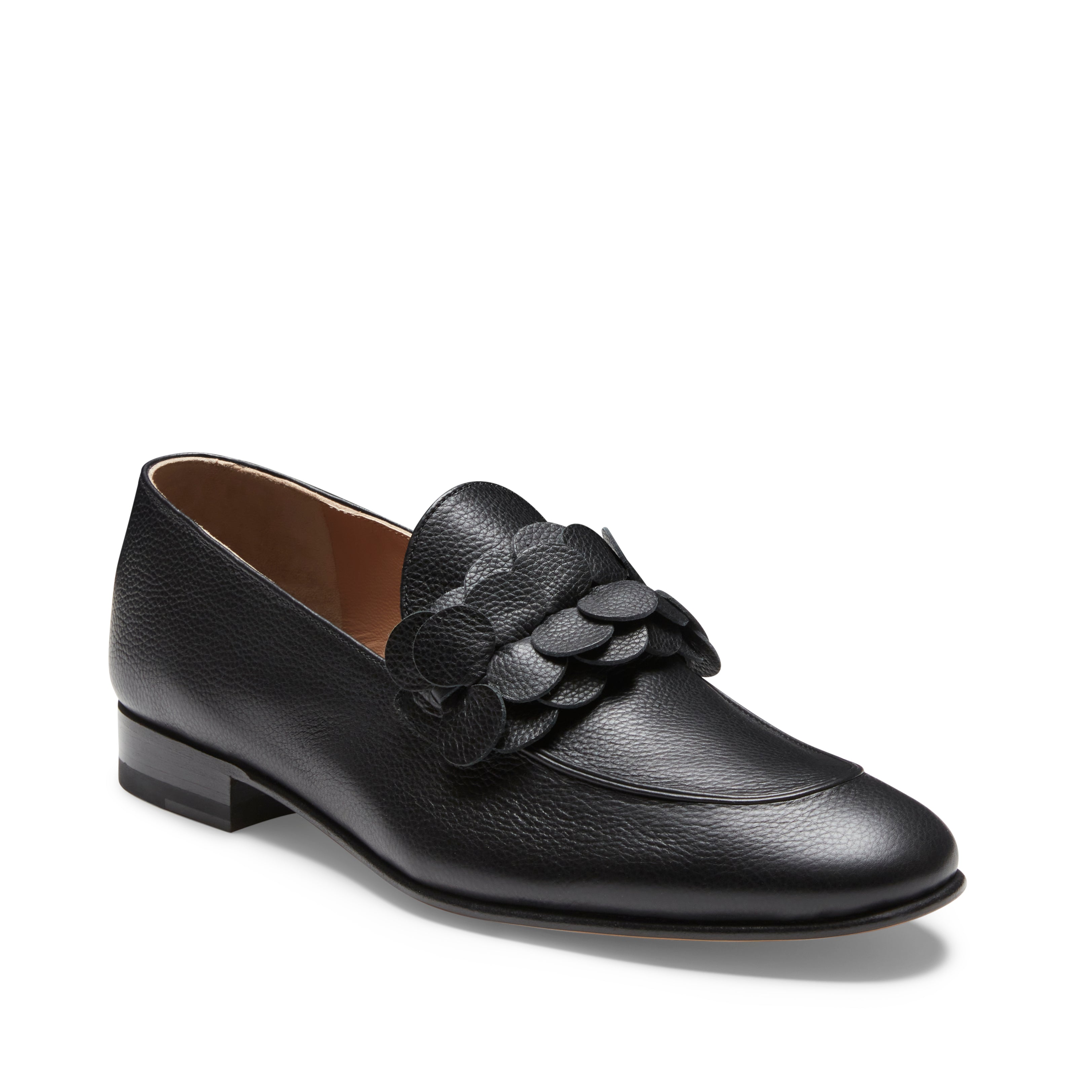 F.lli Rossetti Mocassino 68258 nero pelle paillettes donna