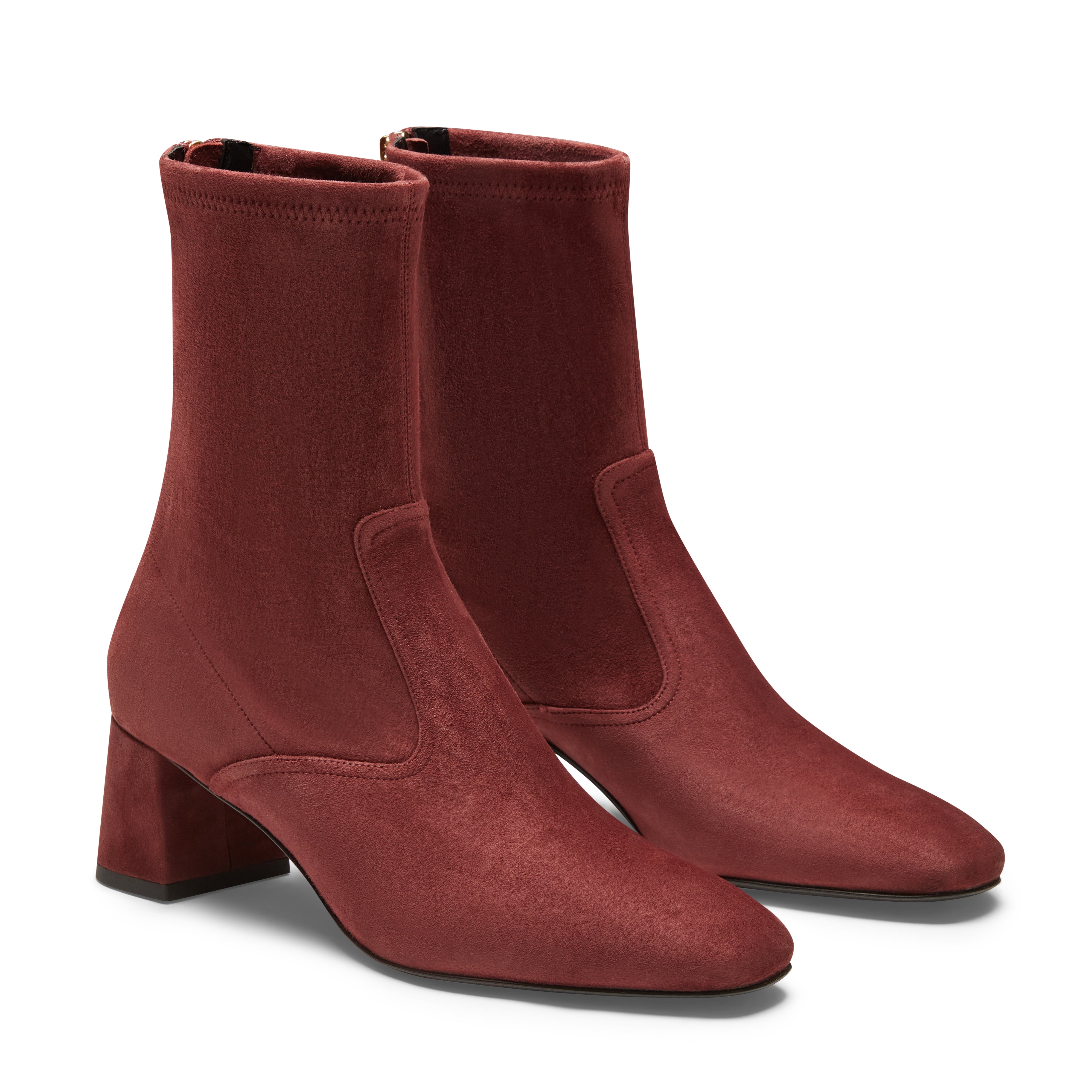 F.lli Rossetti Stivaletto 68326 bordeaux suede donna tacco 50
