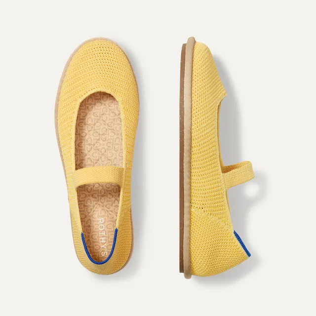 Rothy's The Cruiser Mary Jane ballerine gialle raffia