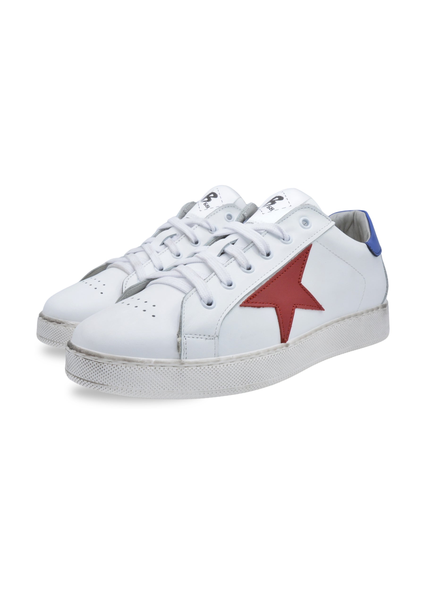 B68 New Hollywood Red sneaker uomo pelle rossa