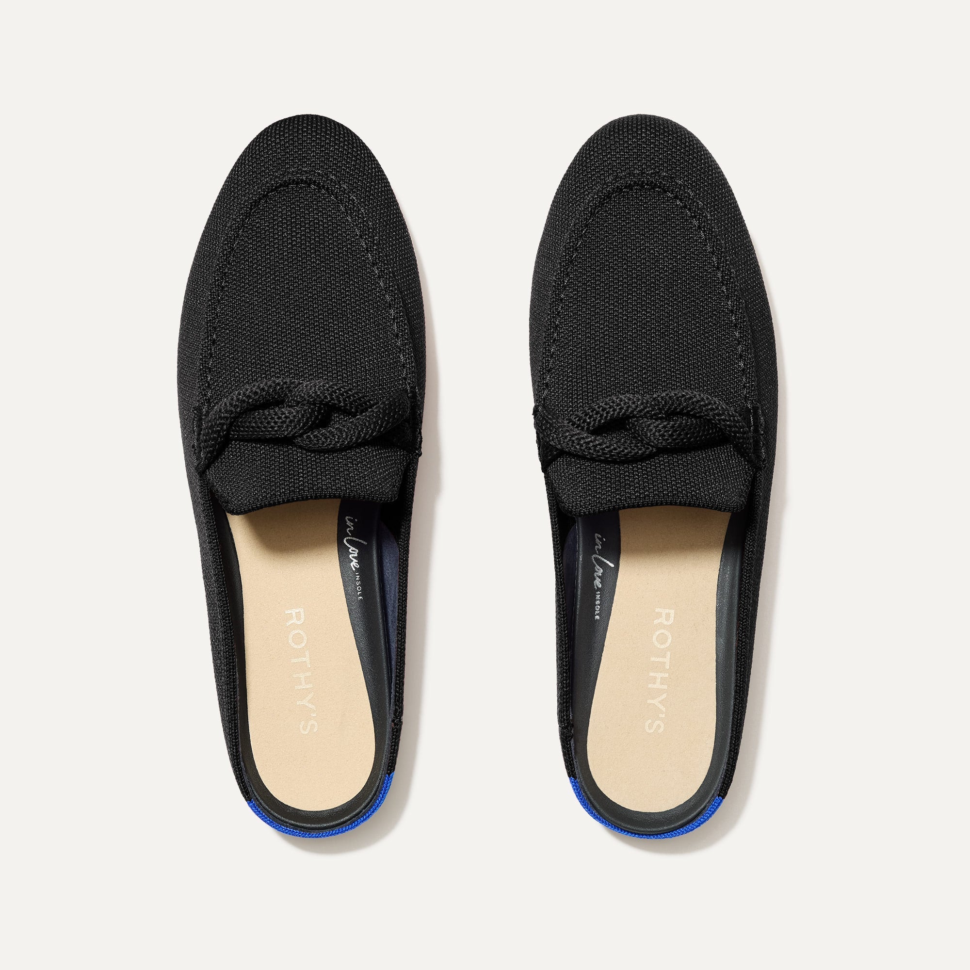 Rothy's The Loafer Mule mocassini donna neri aperti