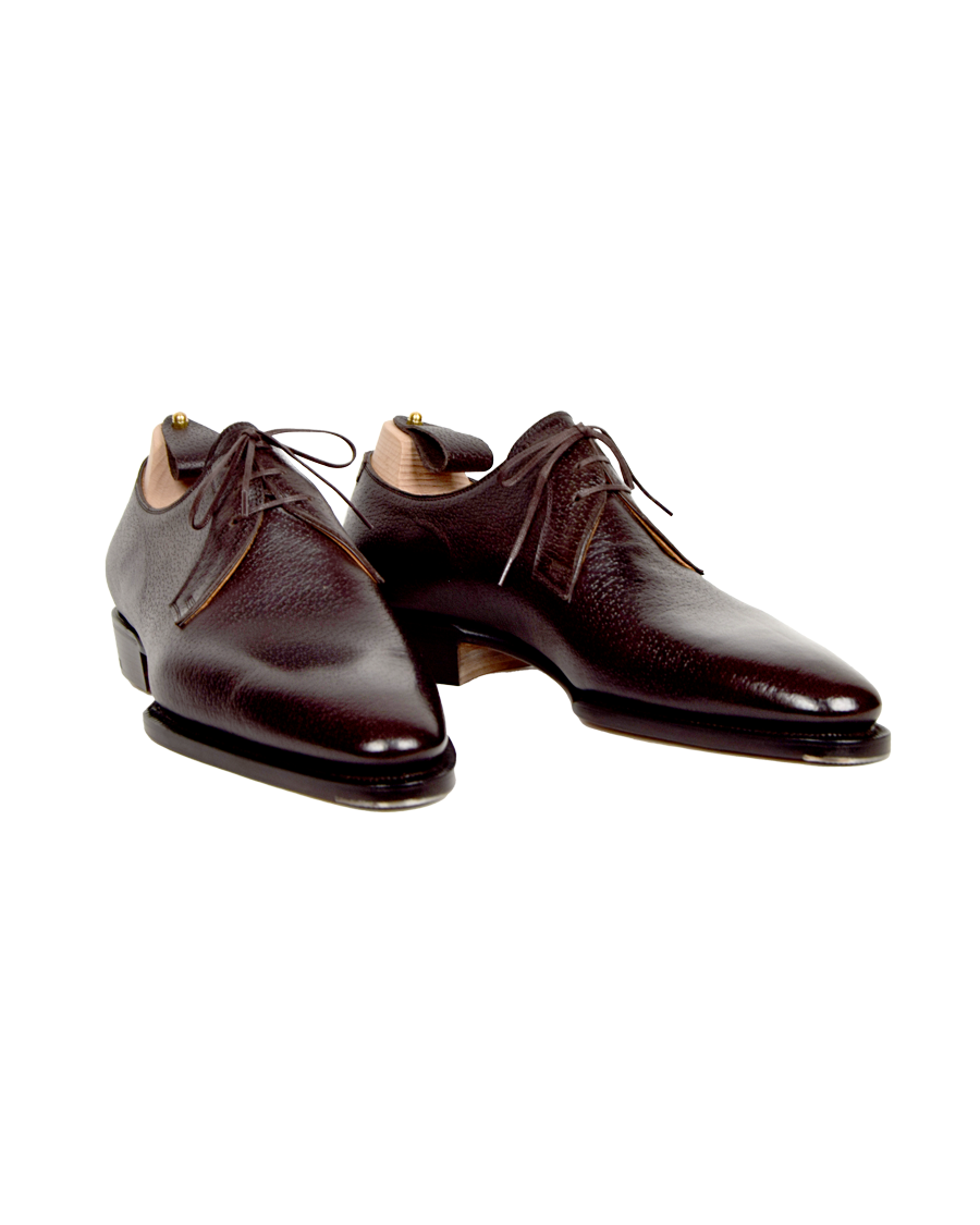 Stefano Bemer Derbies T5240 scarpe cinghiale 3 occhielli