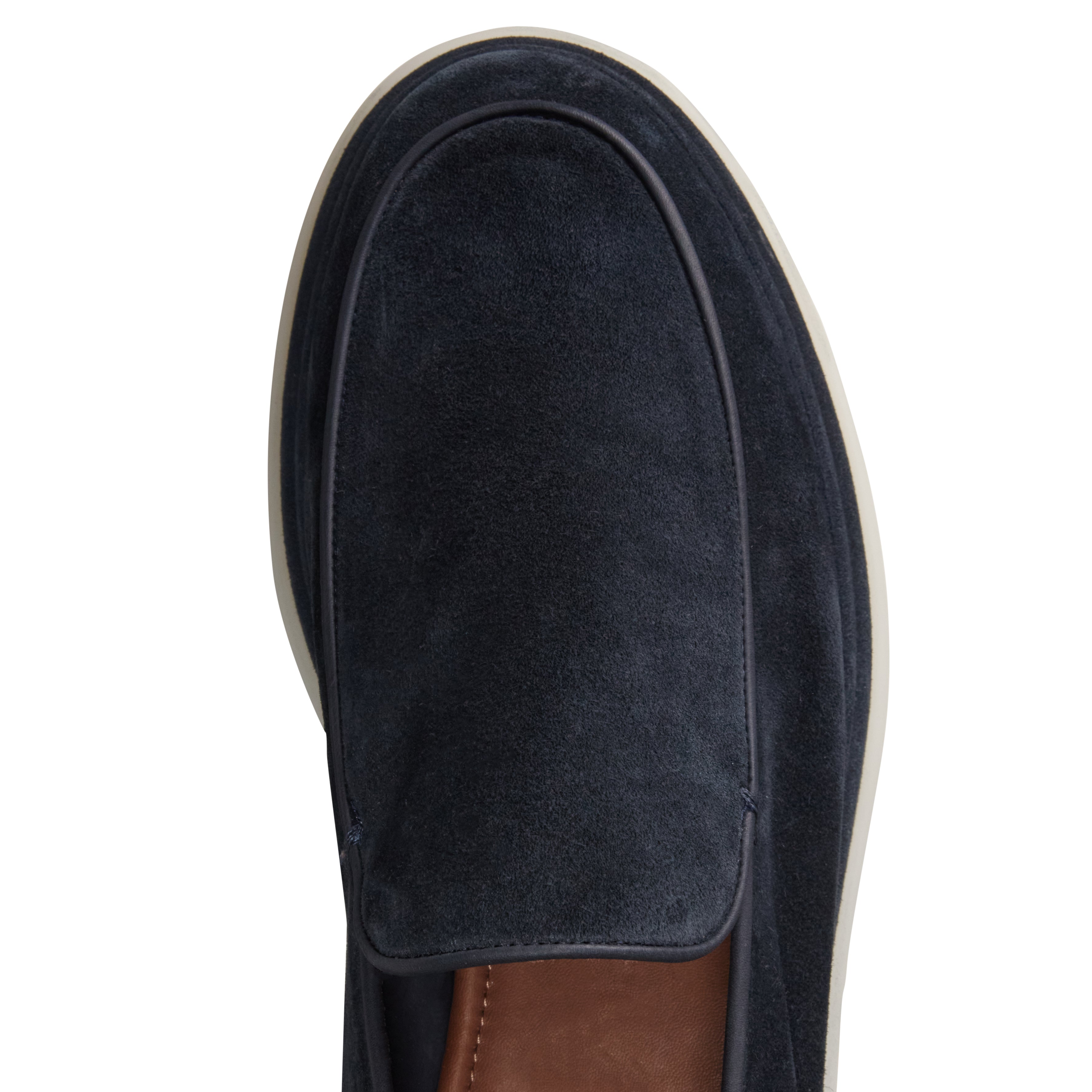 F.lli Rossetti Mocassino Uomo Suede Blu Marine 14499