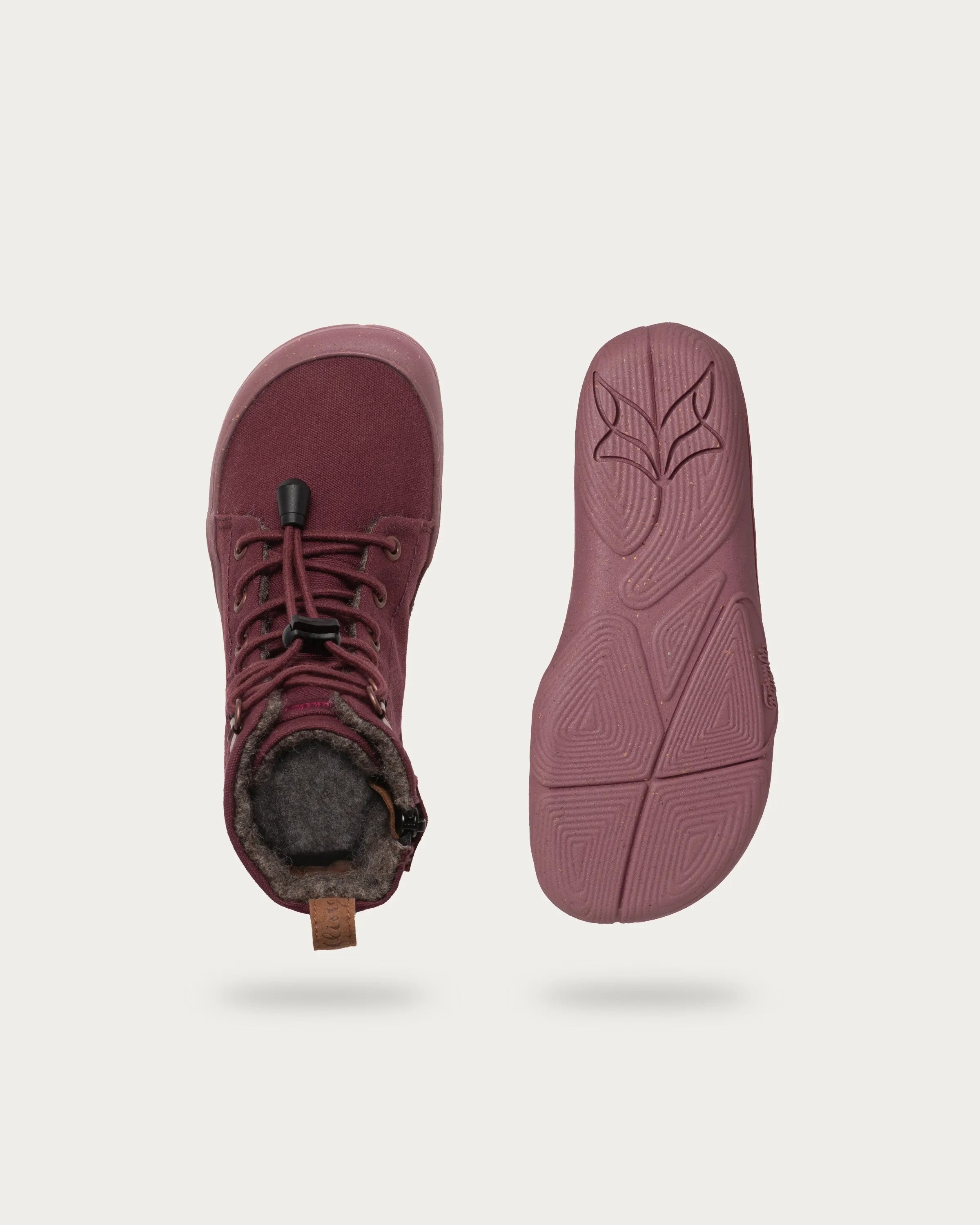 Wildling Haldy scarpe invernali bordeaux bimbo lana