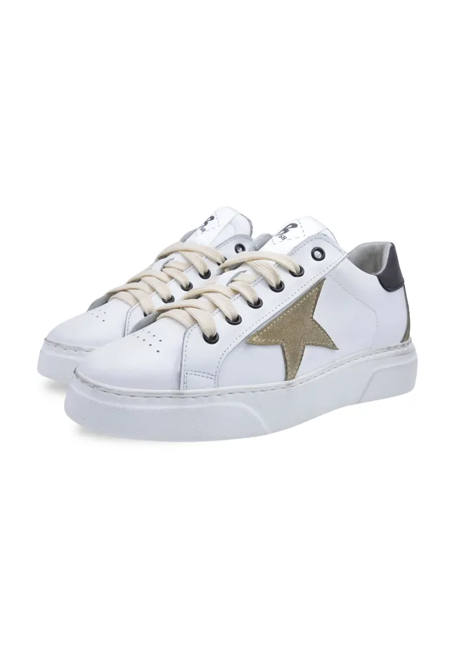 Sandro Barbera B68 New Hollywood White sneaker donna bianca