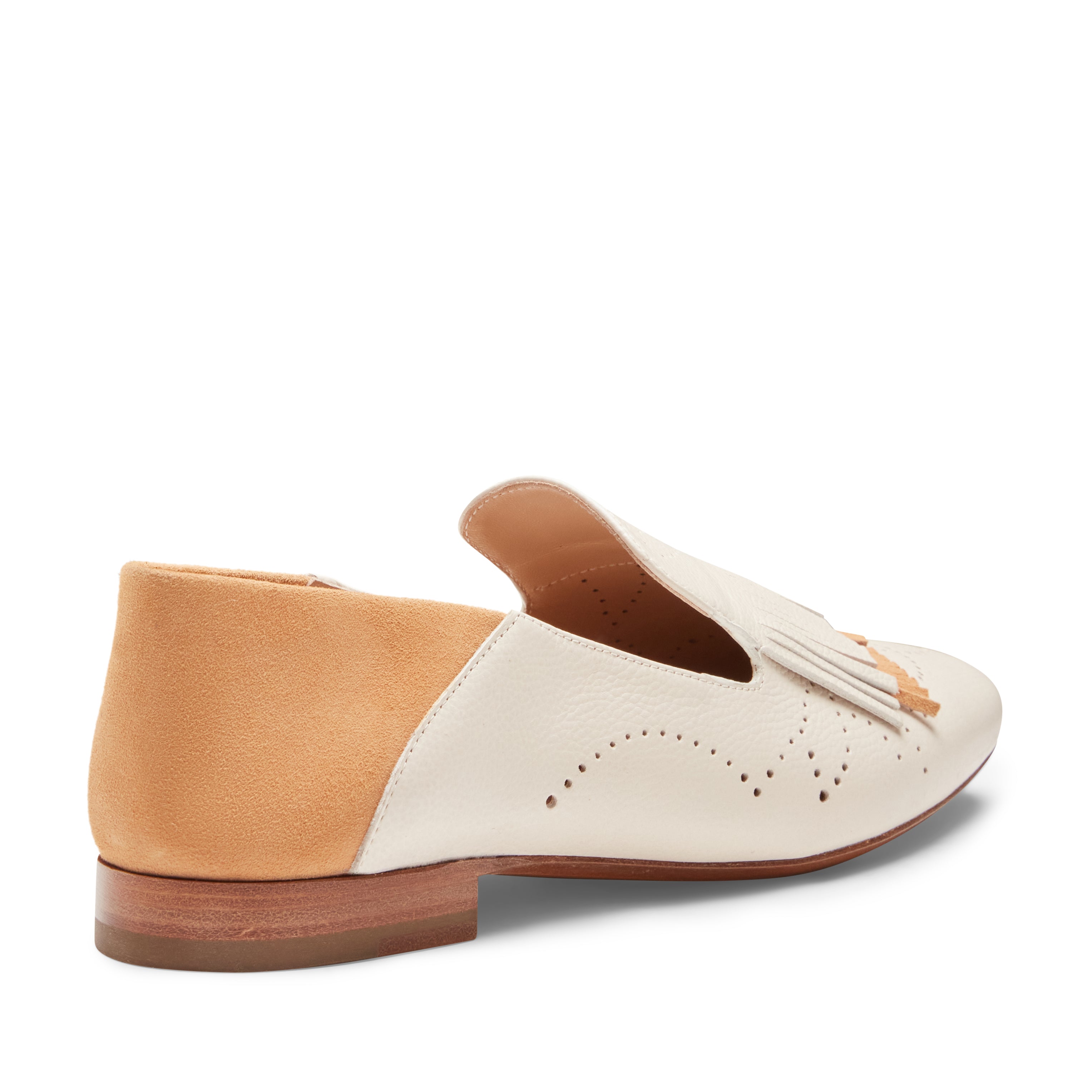 F.lli Rossetti Hobo Slipper Pelle Avorio Suola Cuoio