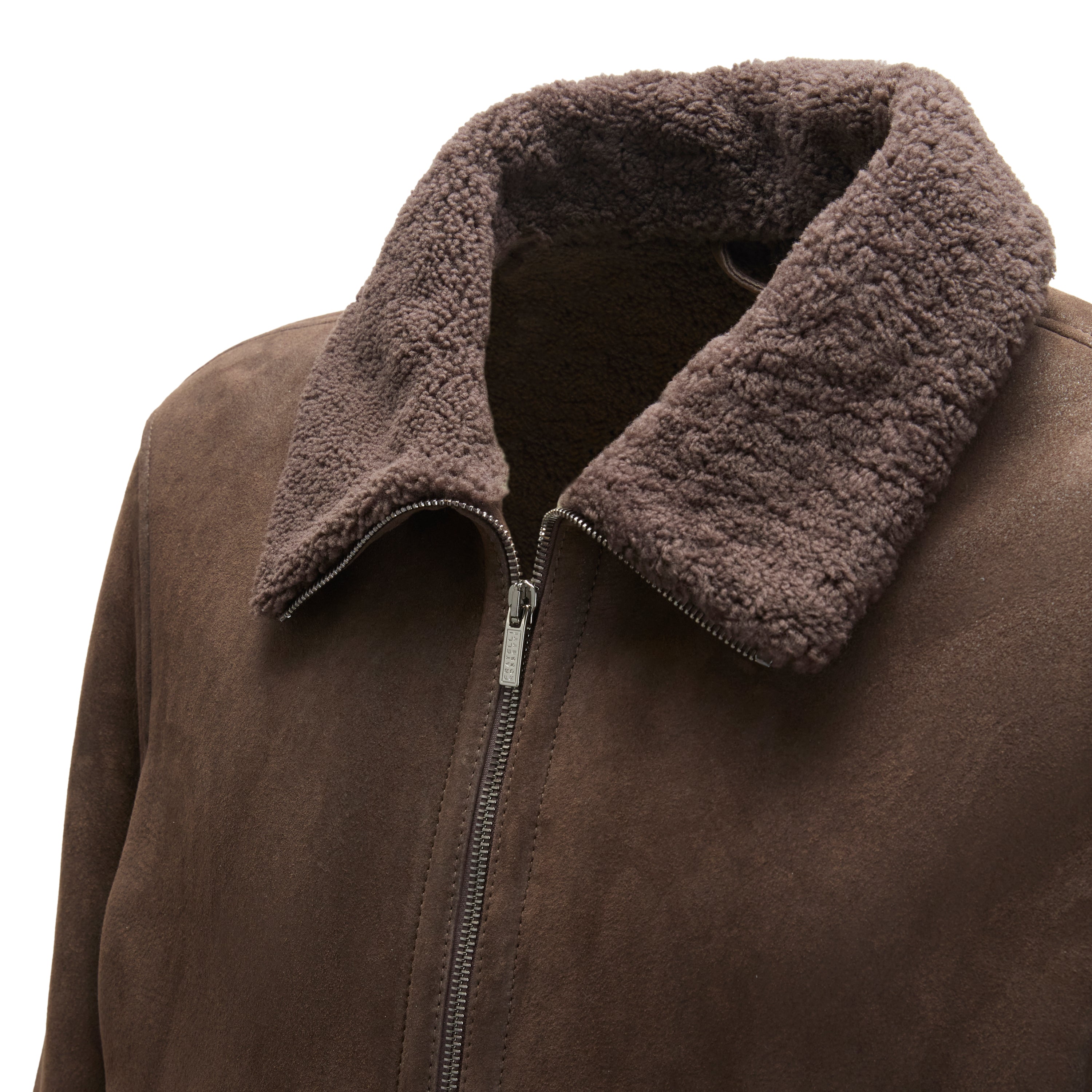 F.lli Rossetti 99809 giubbino shearling cuoio uomo