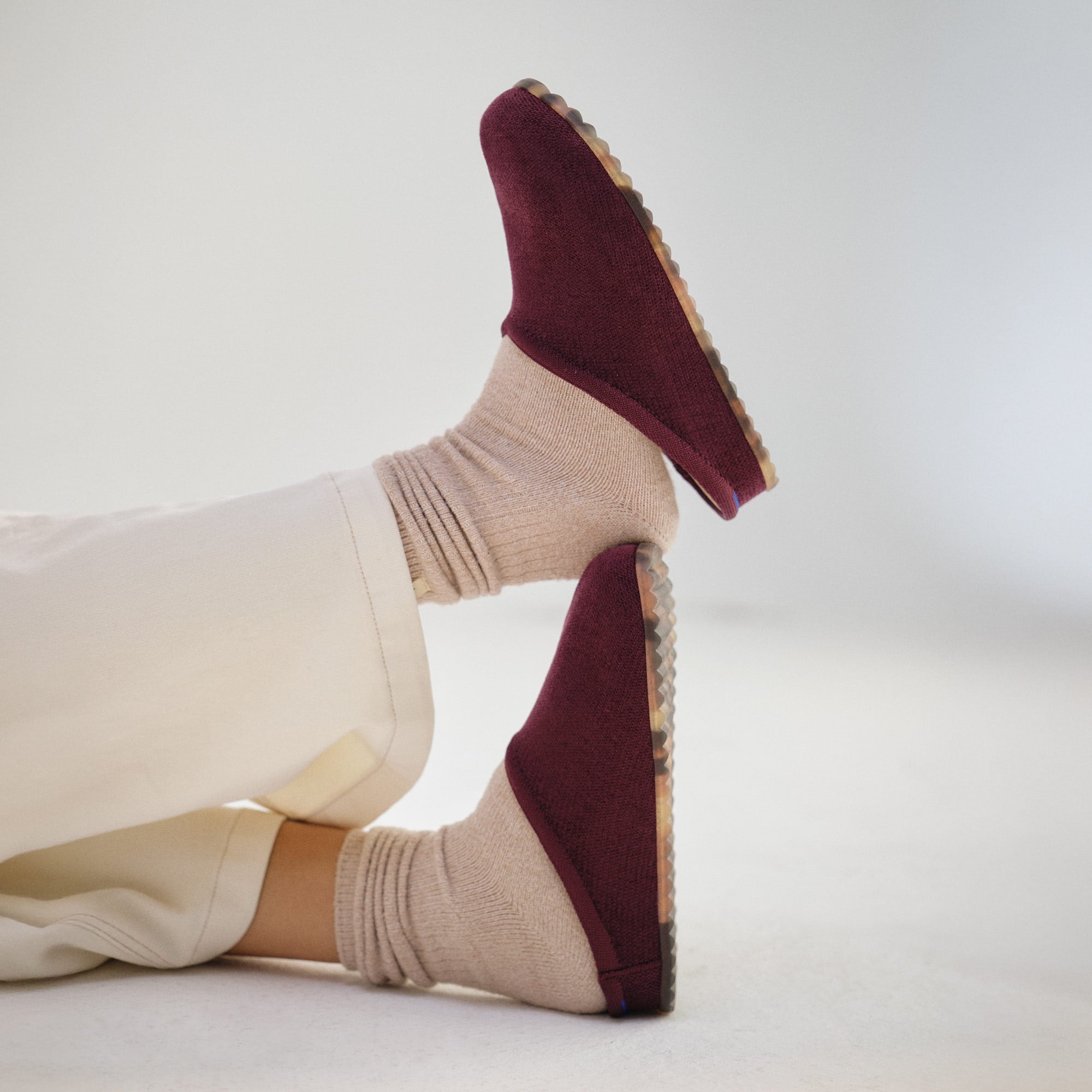 Rothy's The Casual Clog zoccoli donna ReVelvet Syrah bordeaux