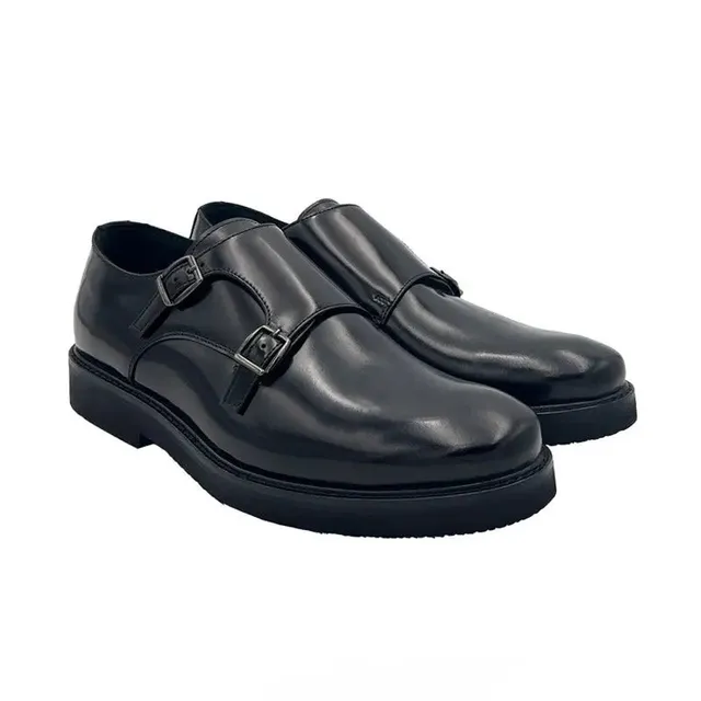 Sandro Barbera 1528 Stringate Abrasivato Nero Vibram