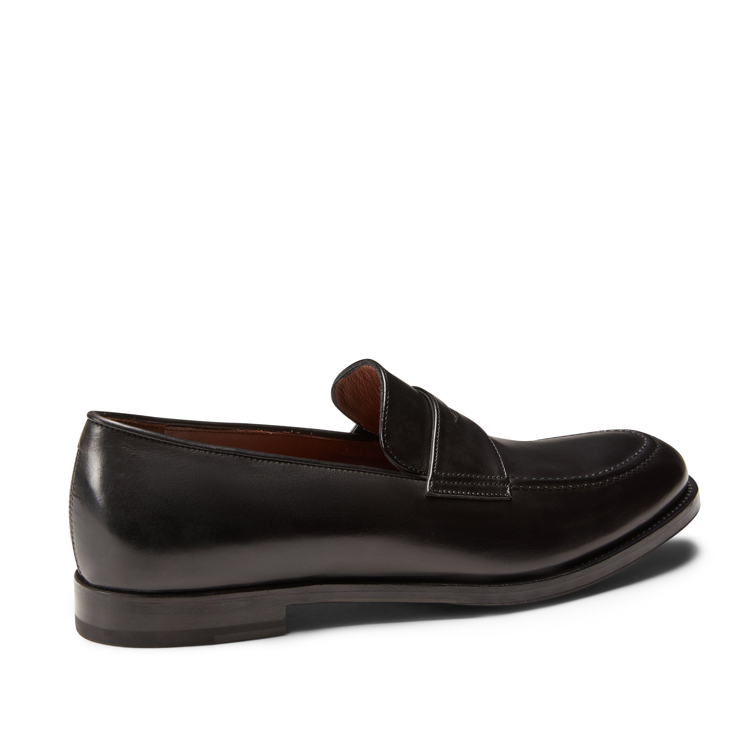 F.lli Rossetti 11242 mocassino uomo nero pelle sfumata