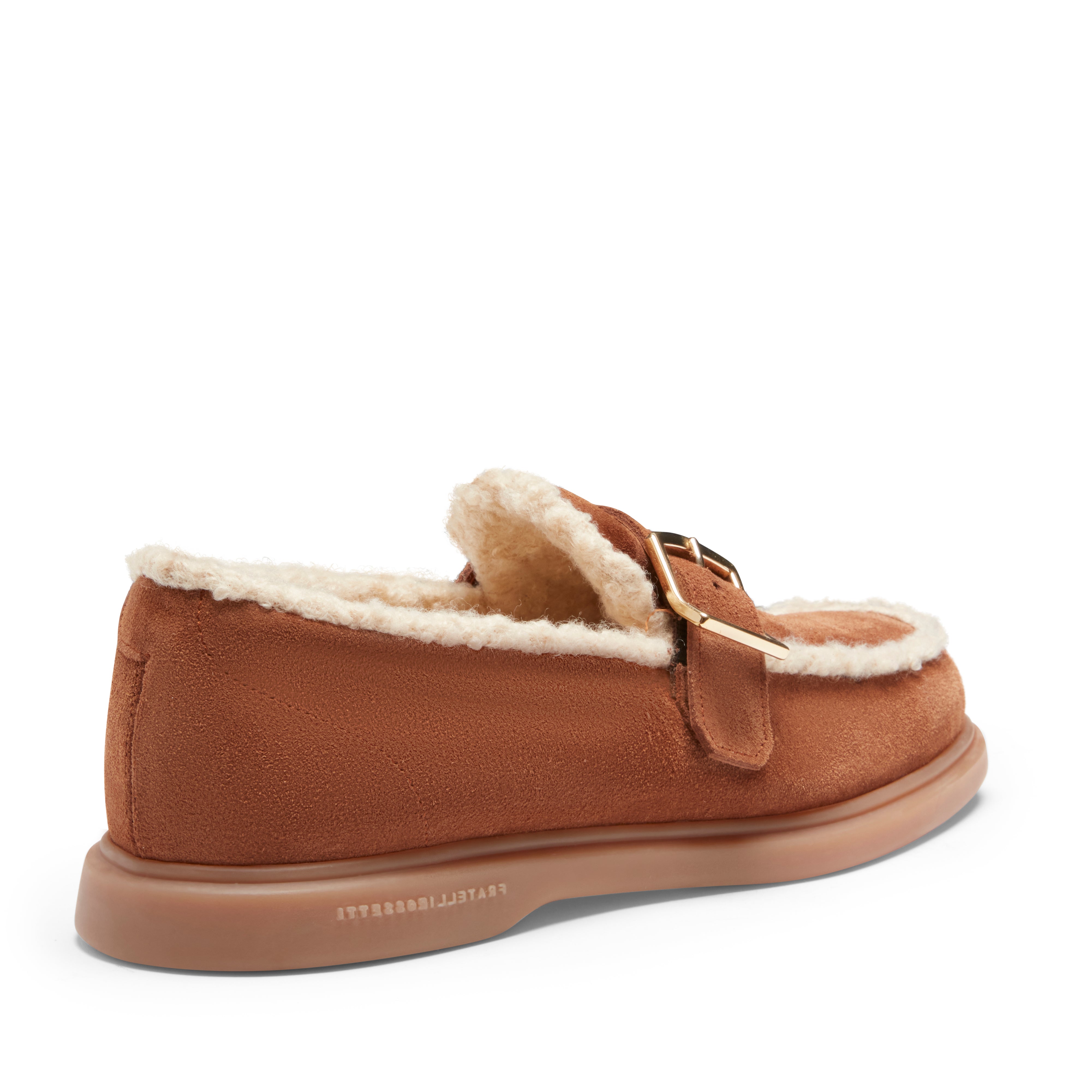 F.lli Rossetti 67934 Mocassino Suede Bruciato Fibbia Donna