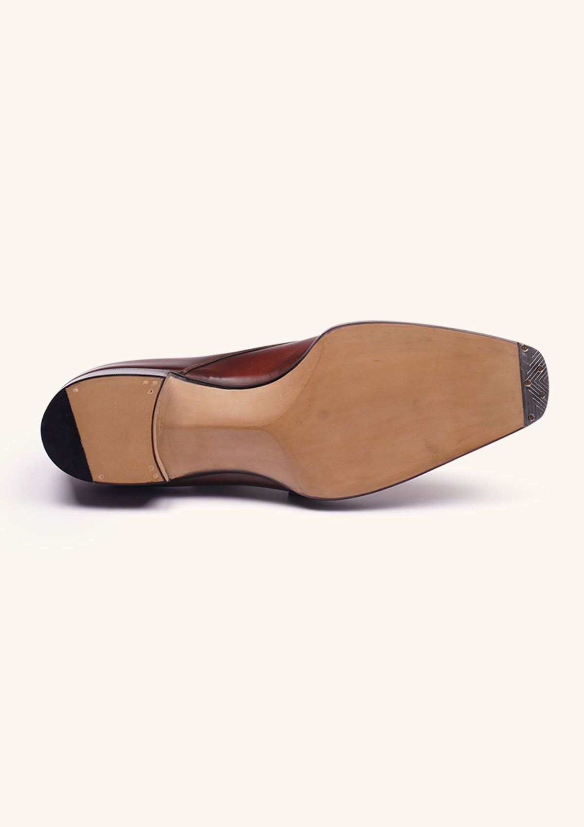 Stefano Bemer T2306 Scarpe Monk Marroni Doppia Fibbia Cuoio