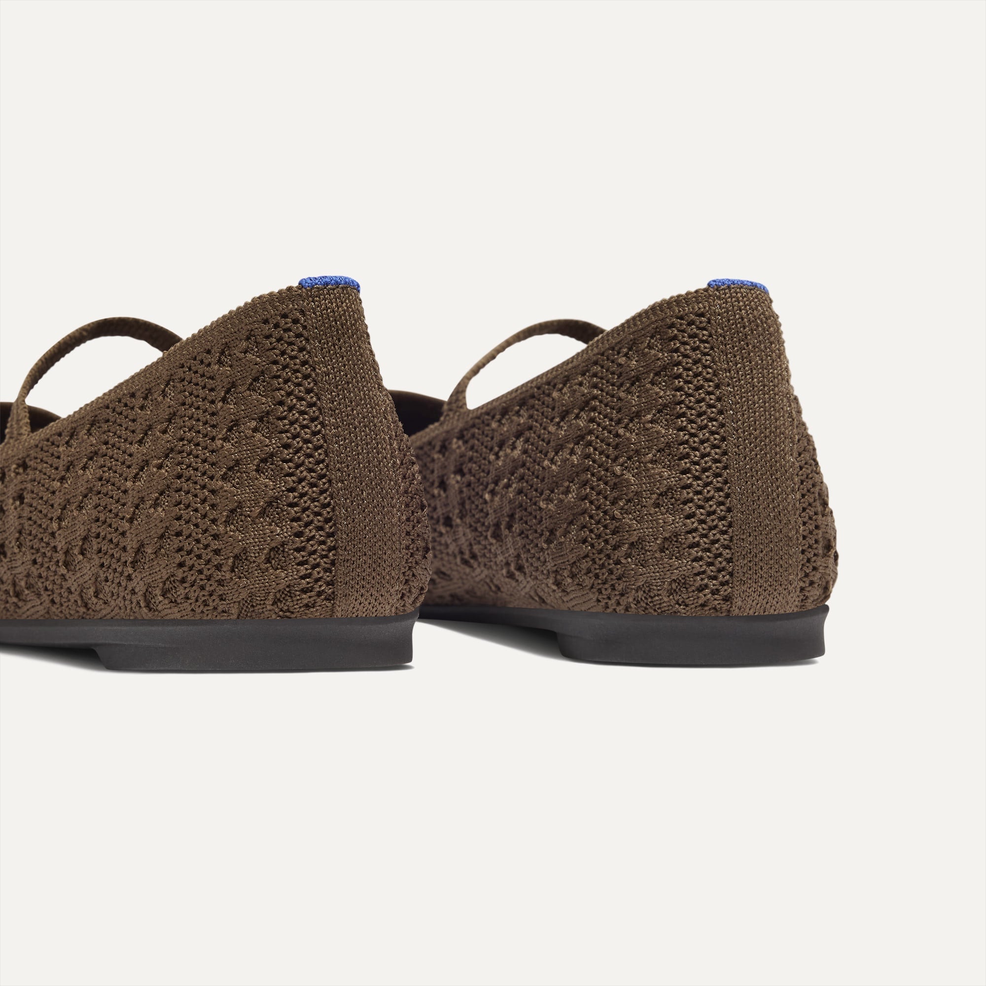 Rothy's The Max Square Mary Jane ballerine Cinnamon Crochet punta
