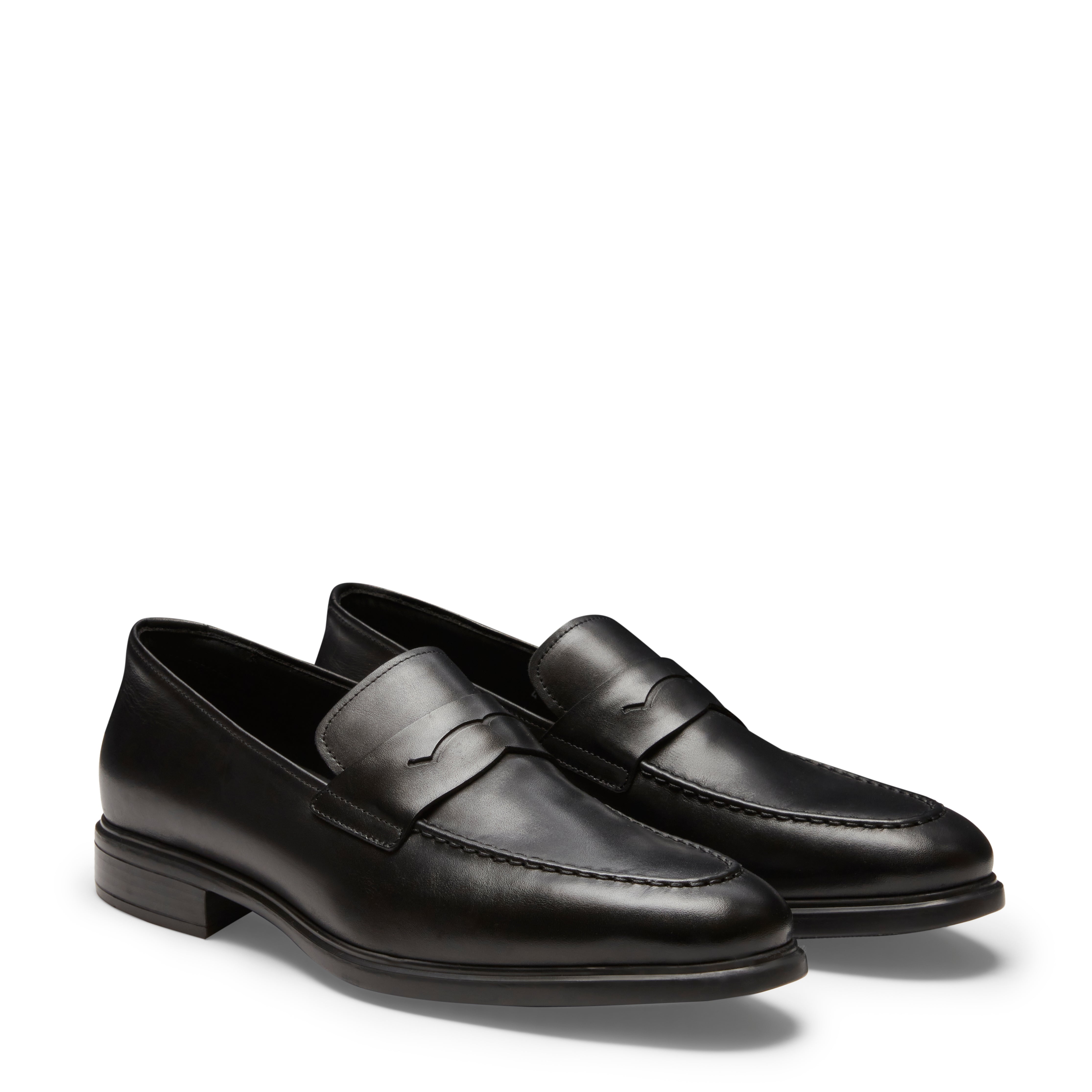 F.lli Rossetti Mocassino Richard 47381 Pelle Uomo Nero Grip