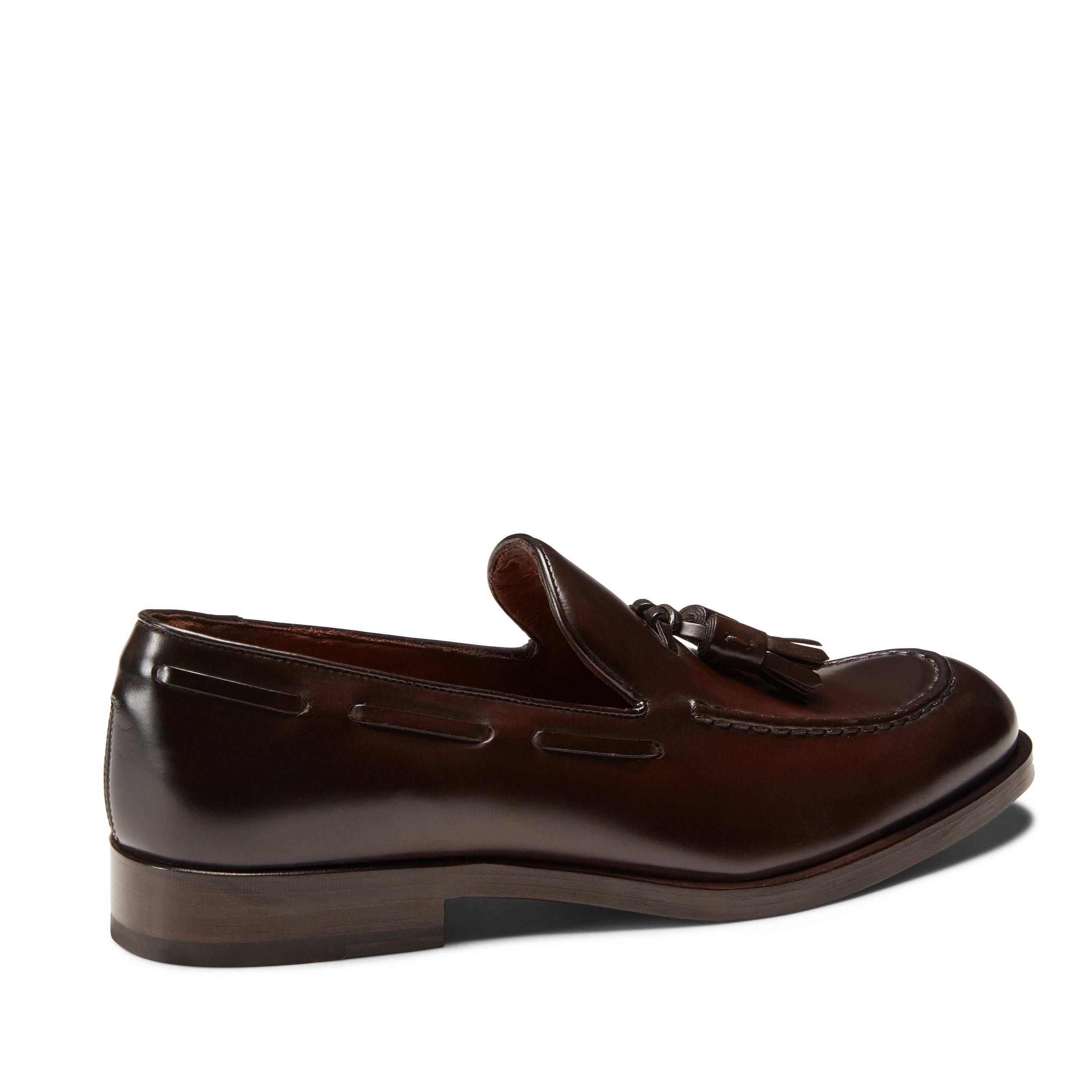 F.lli Rossetti Brera 11671 mocassino uomo ebano nappine