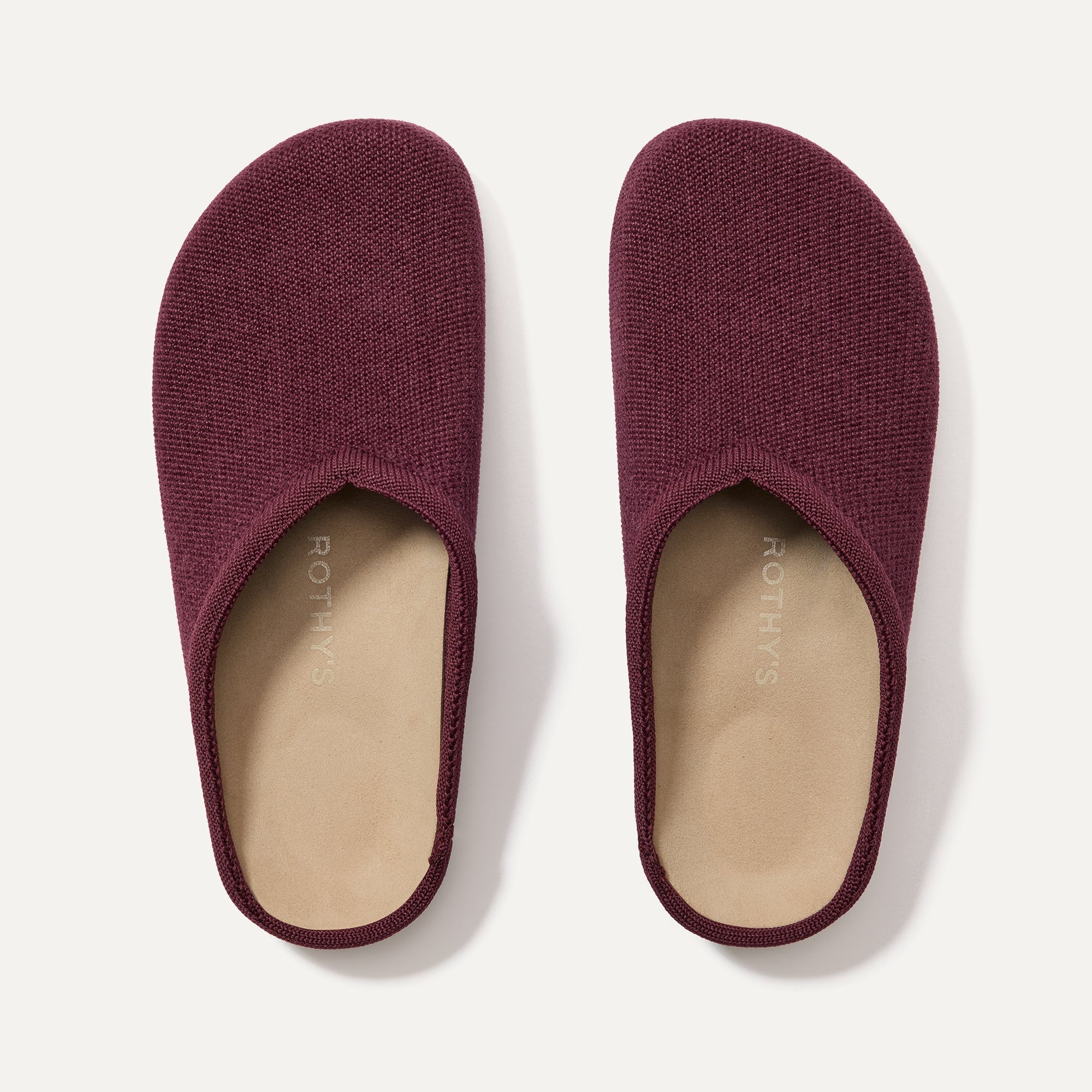 Rothy's The Casual Clog zoccoli donna ReVelvet Syrah bordeaux