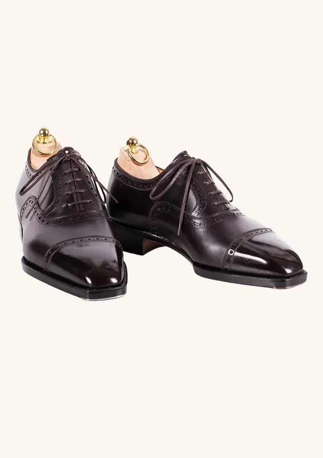 Stefano Bemer Oxfords T6622 Francesine Pelle Marrone Brogue