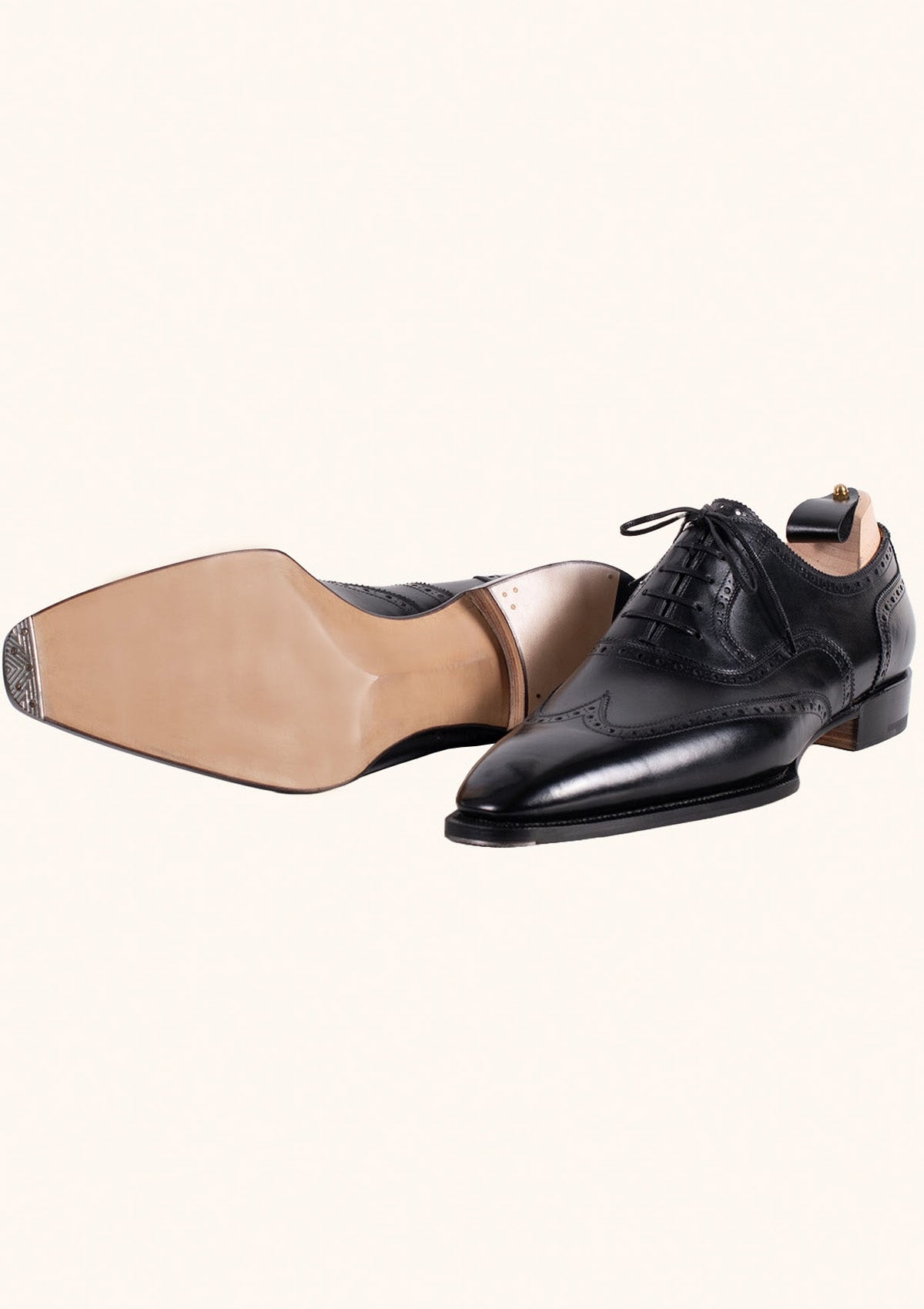 Stefano Bemer Oxfords T6405 scarpe oxford nere pelle vitello
