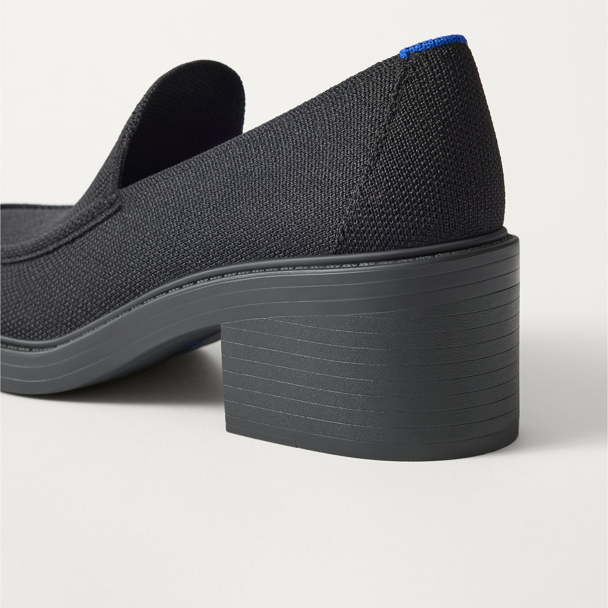 Rothy's The Block Heel Loafer mocassini Nero tacco