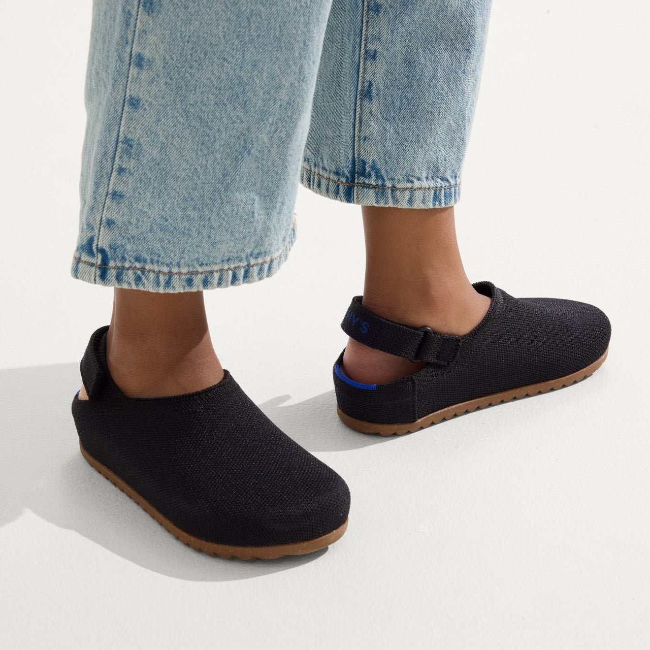 Rothy's The Kids Clog zoccoli bimbo nero suola antiscivolo