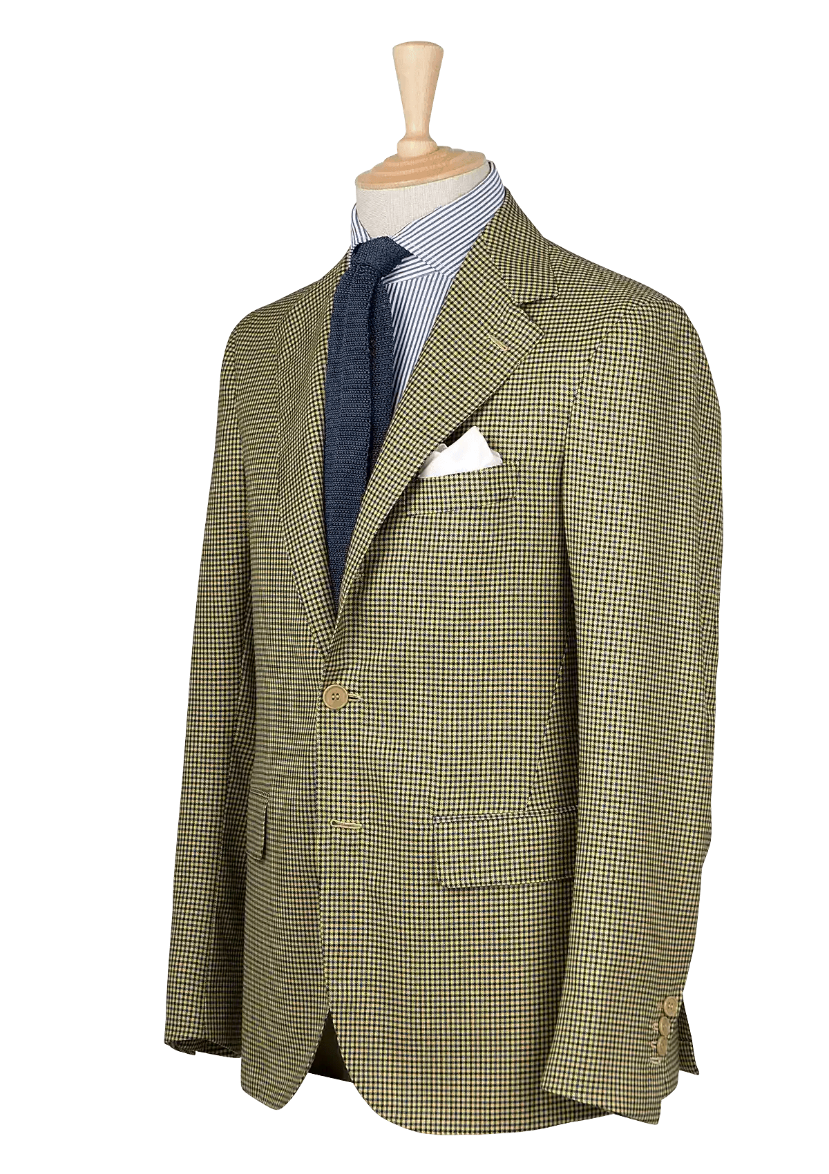 Stefano Bemer Blazers SV2046 Giacca Senape Quadri Lana 48